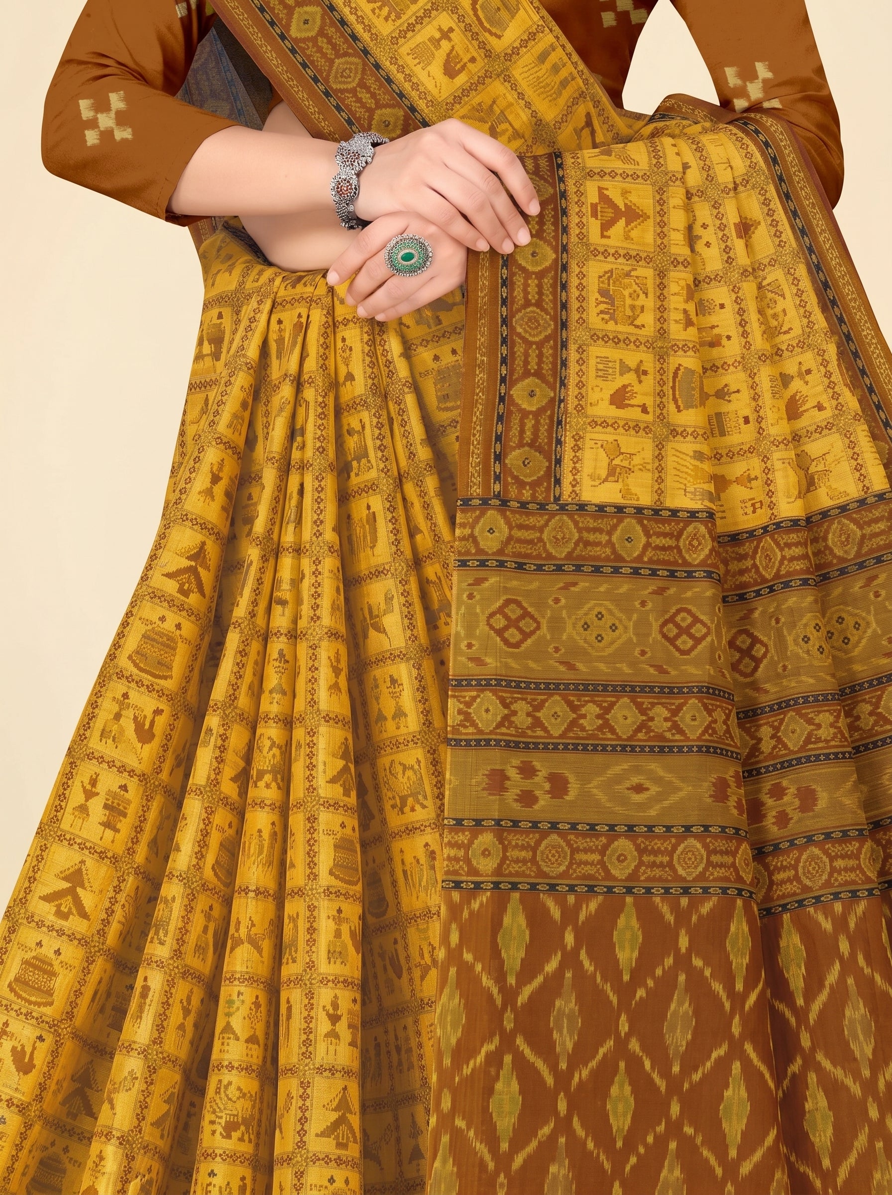 Pallu close-up