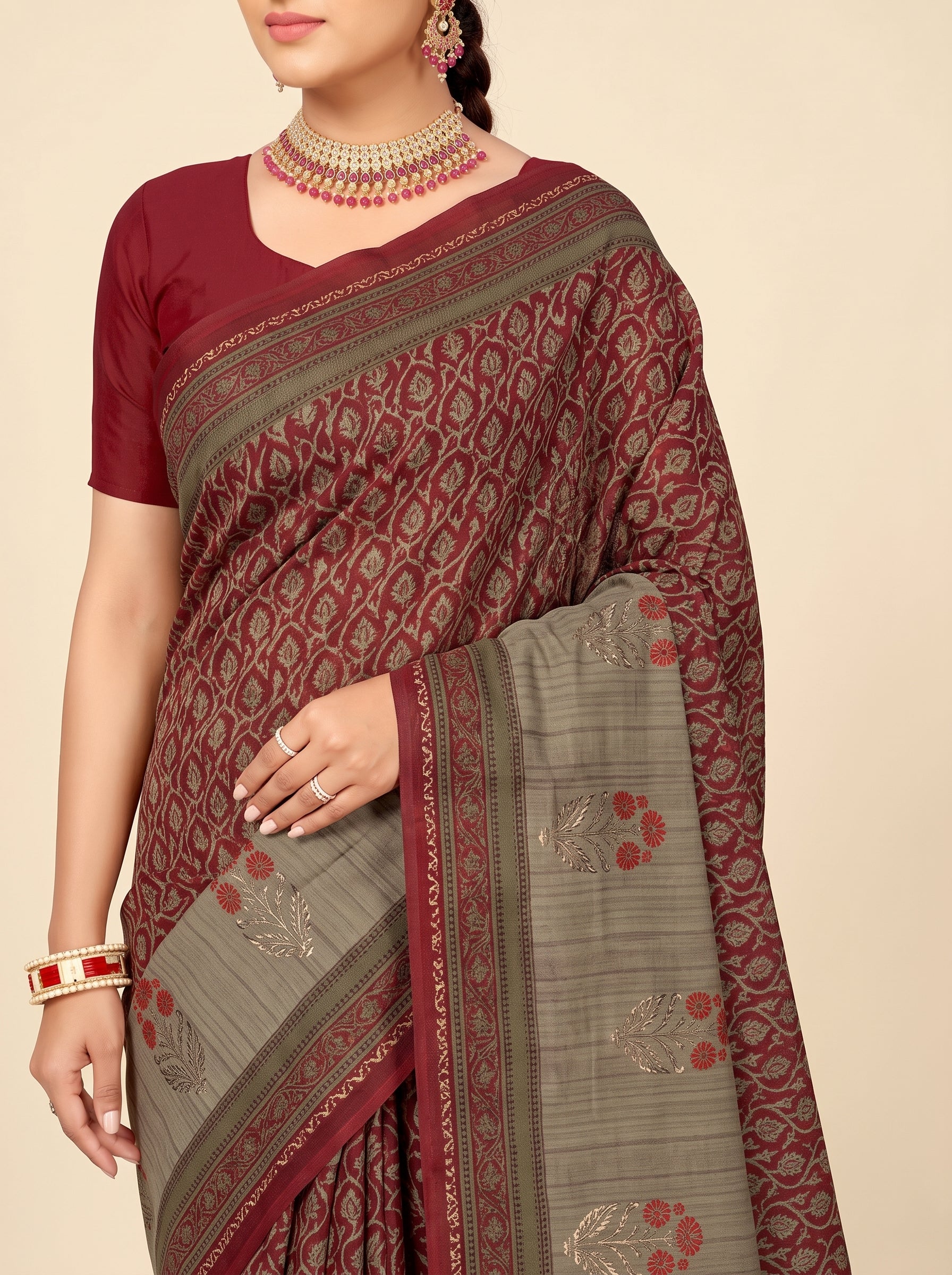 Pallu close-up [sku:D.NO.36072]