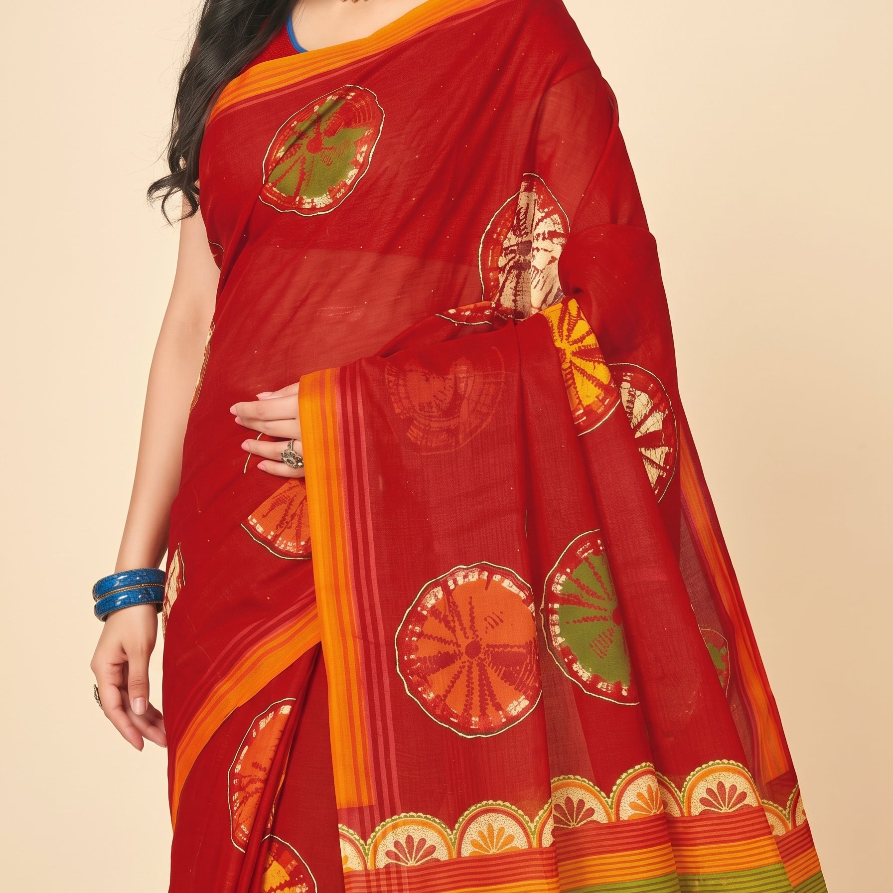 Shared pallu close-up [sku:D.NO.57705]