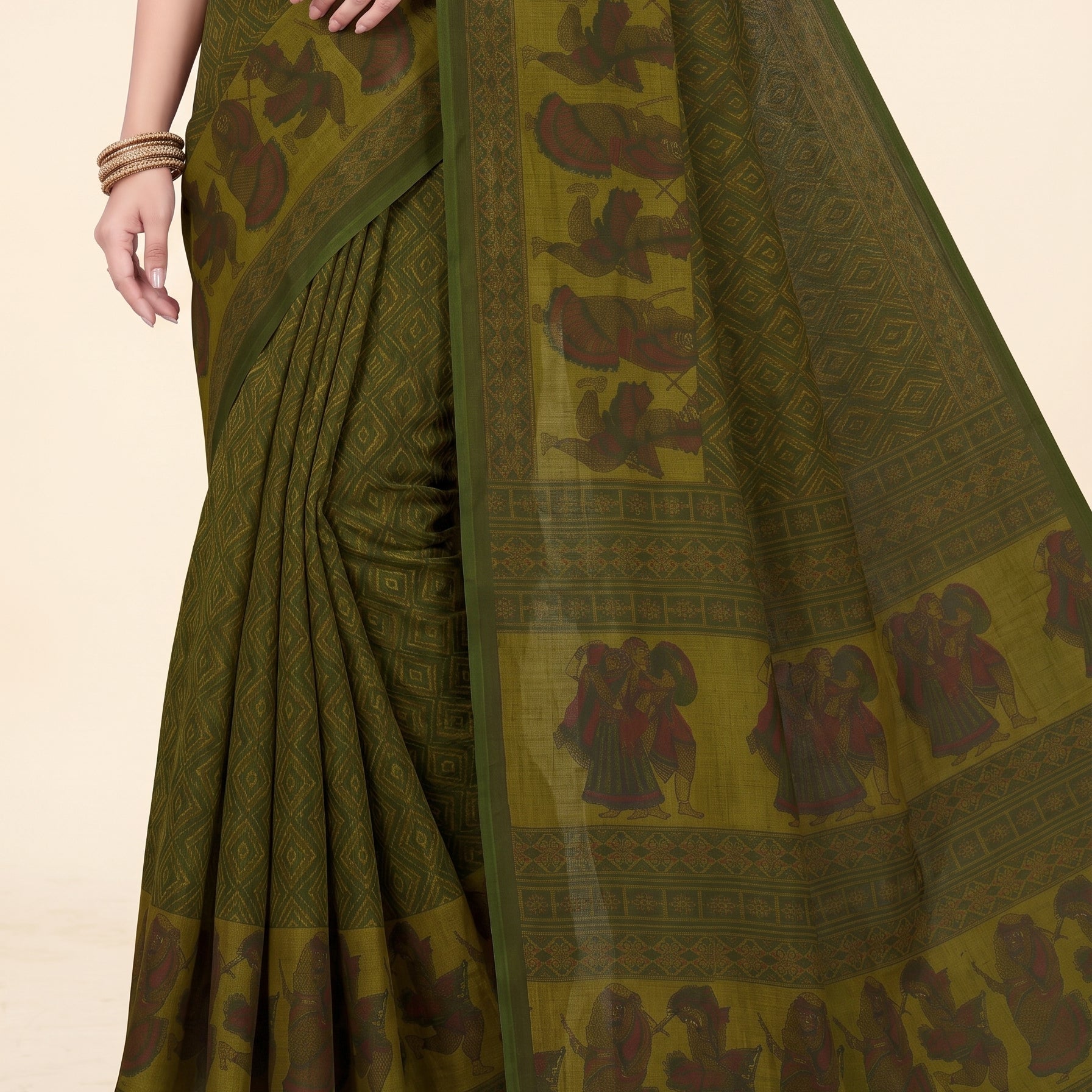 Pallu close-up [sku:KN-8721]