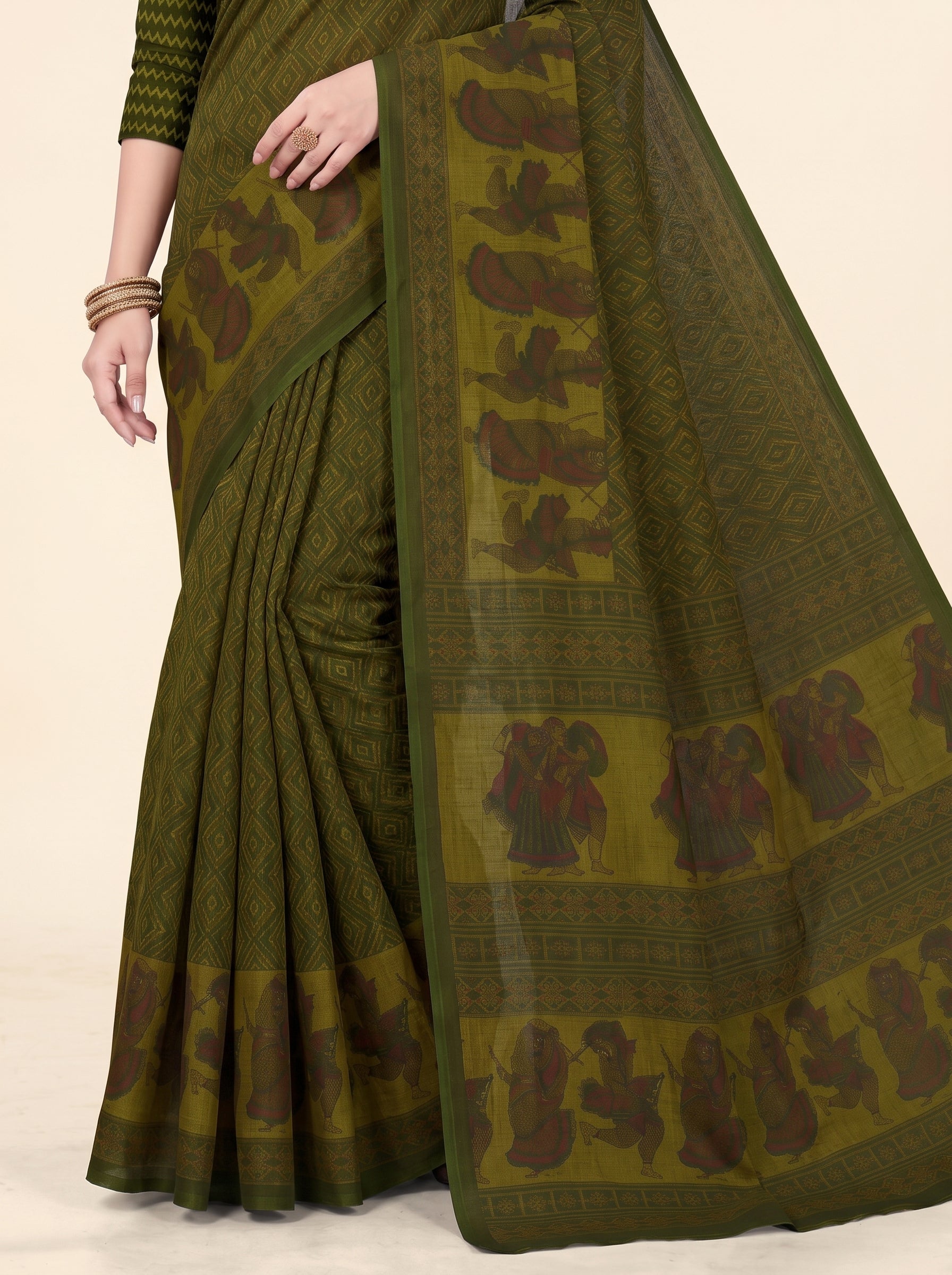 Pallu close-up [sku:KN-8721]