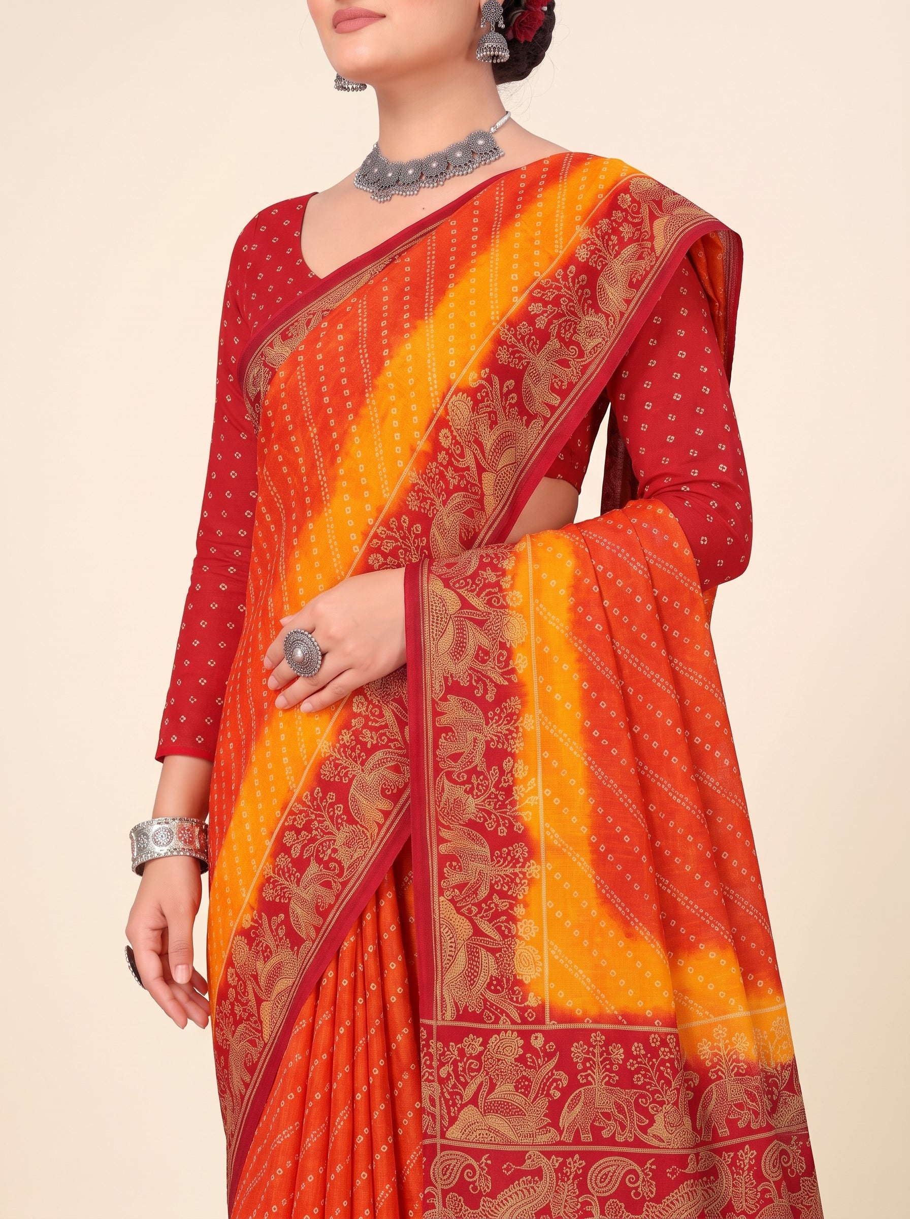 Shared pallu close-up [sku:KN-67900]