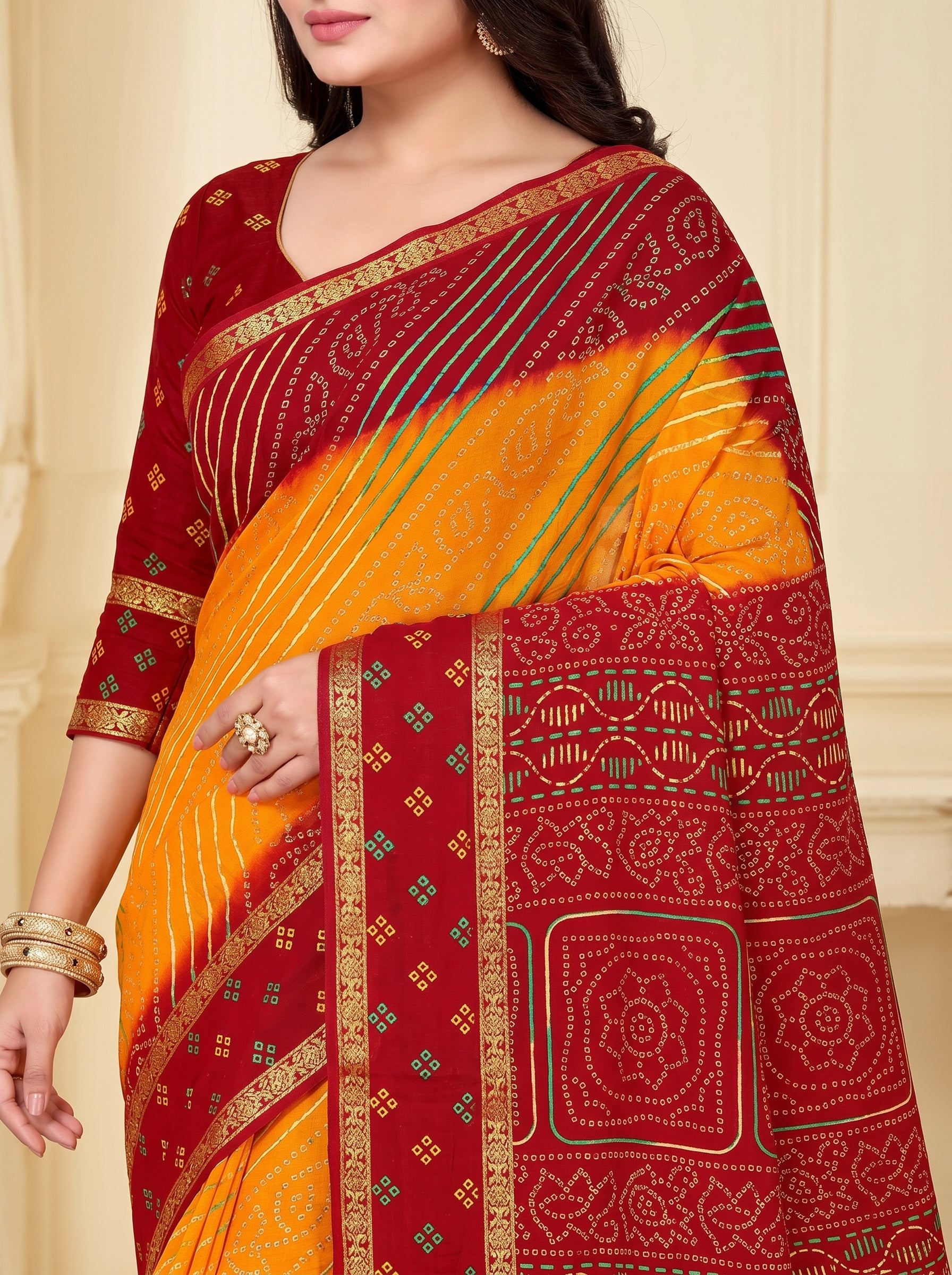 Pallu close-up