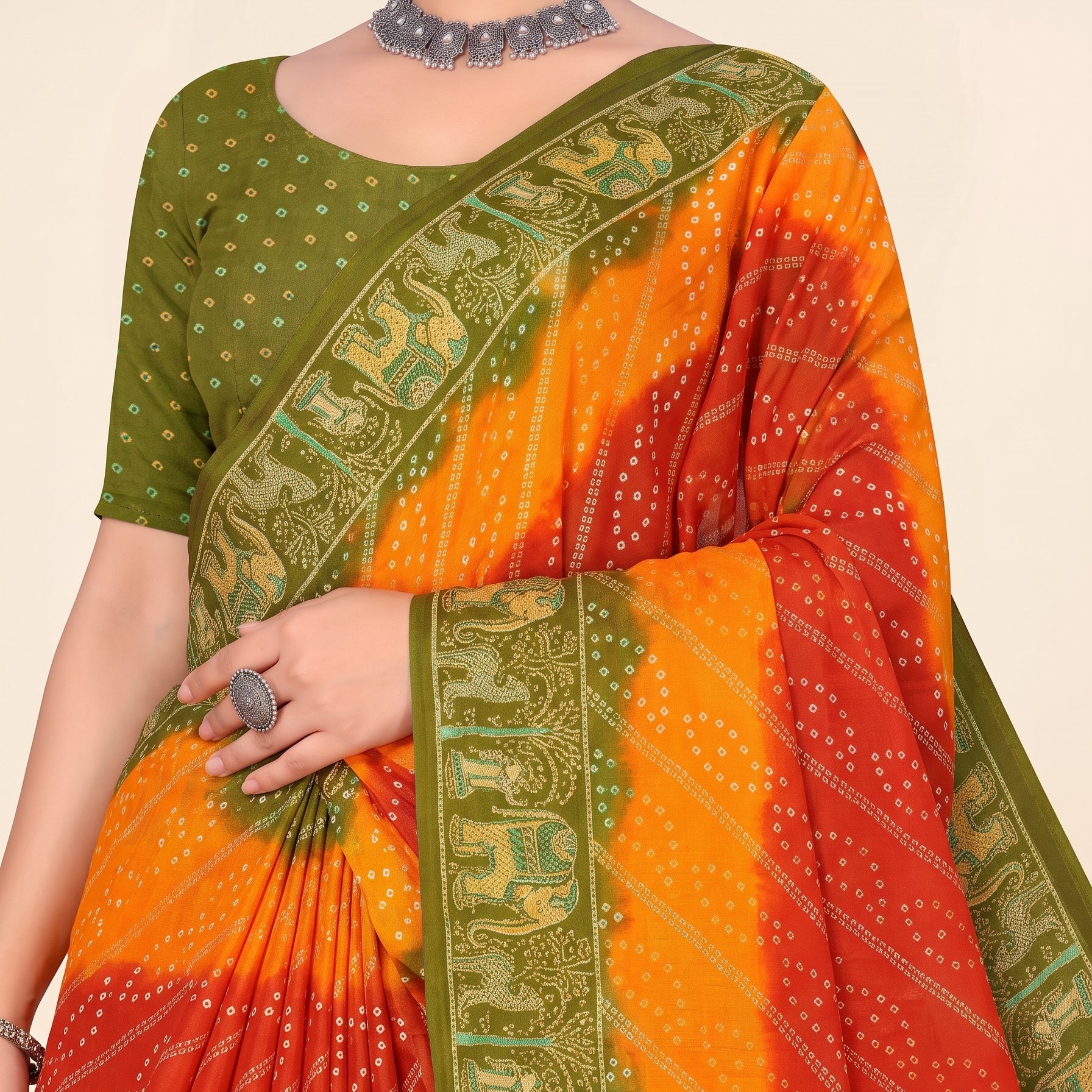 Pallu close-up [sku:KN-67899]