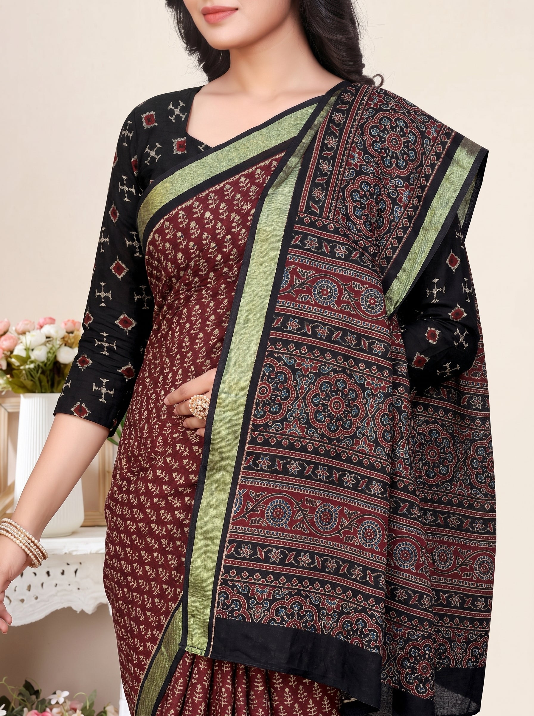Pallu close-up