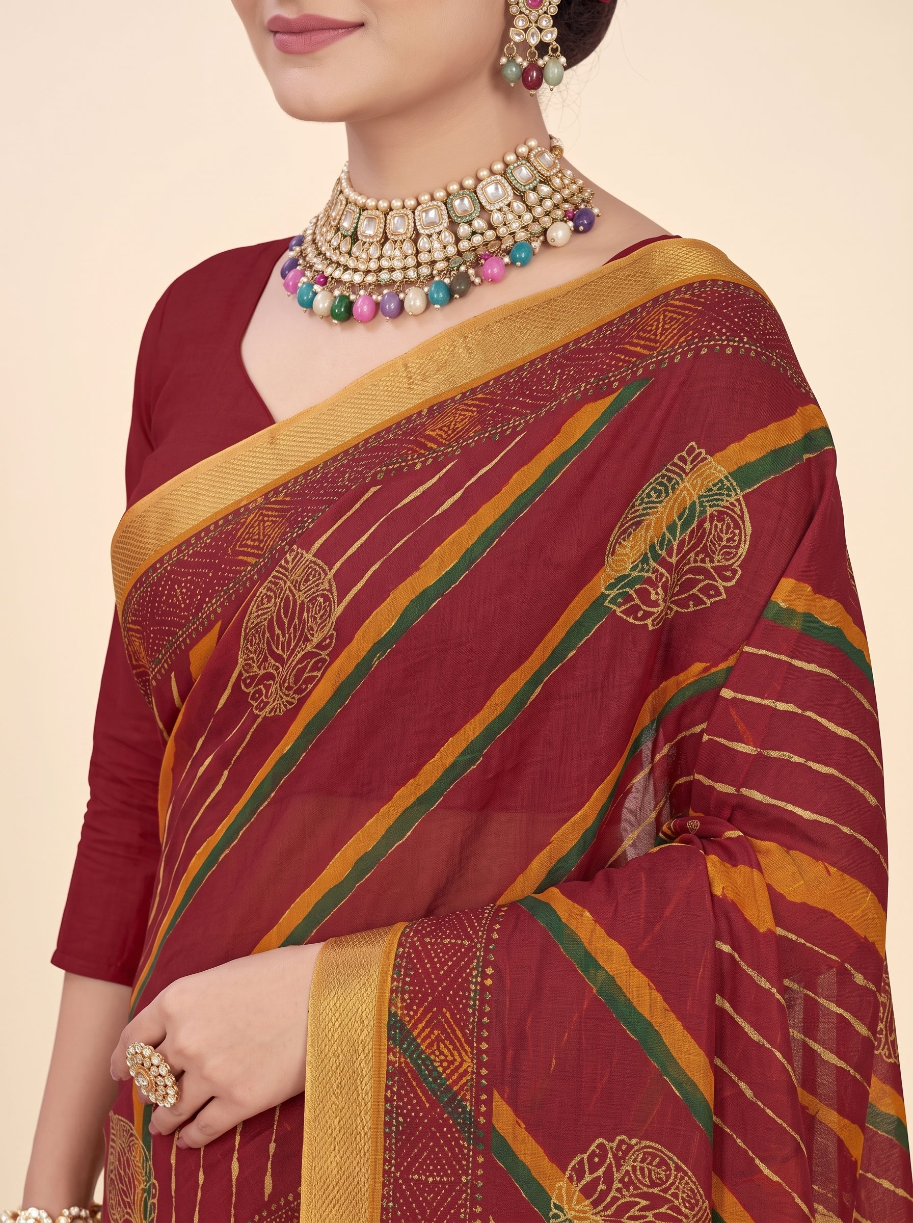 Shared pallu close-up [sku:BV-24965]