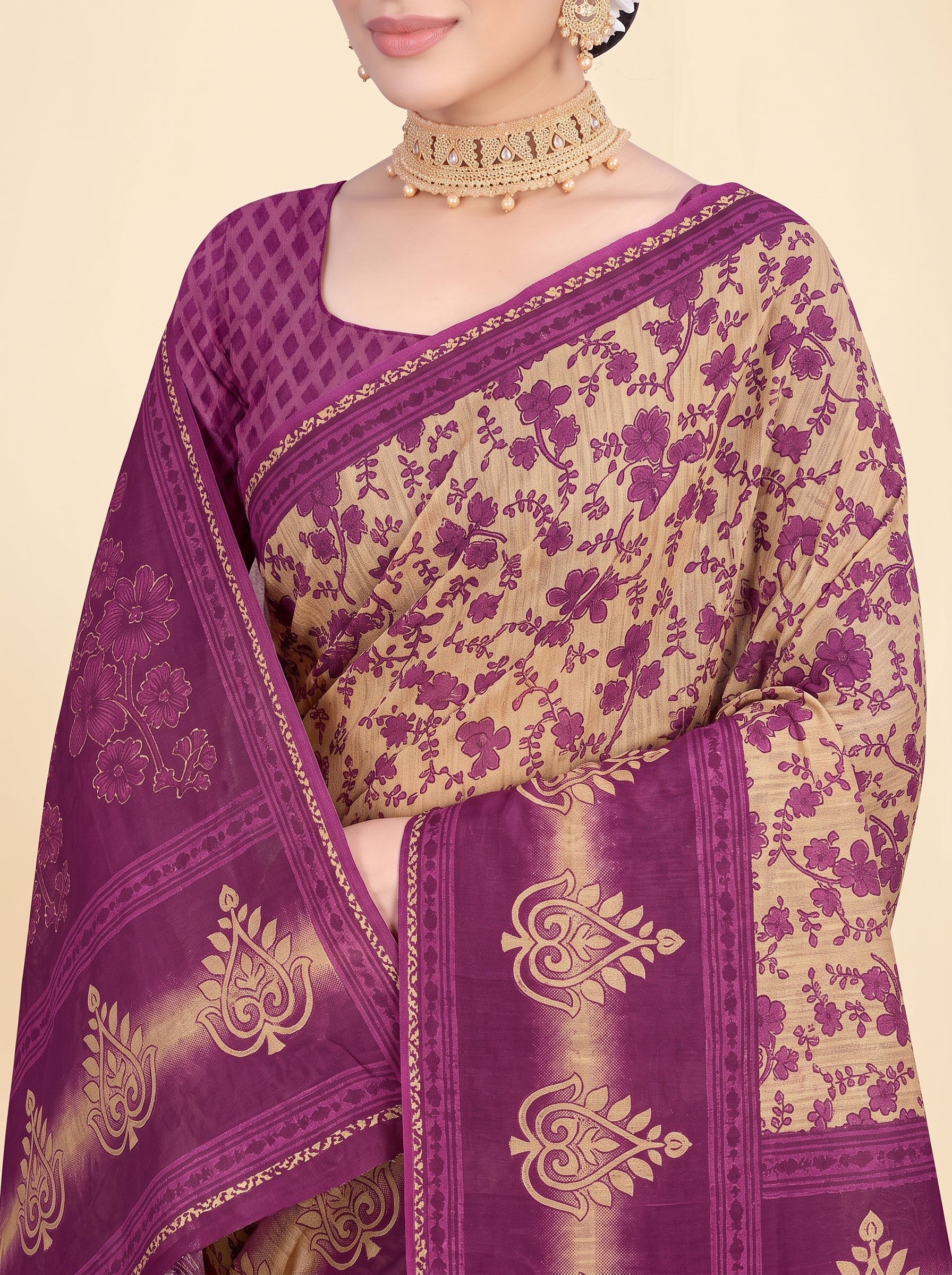 Shared pallu close-up [sku:KN-57991]