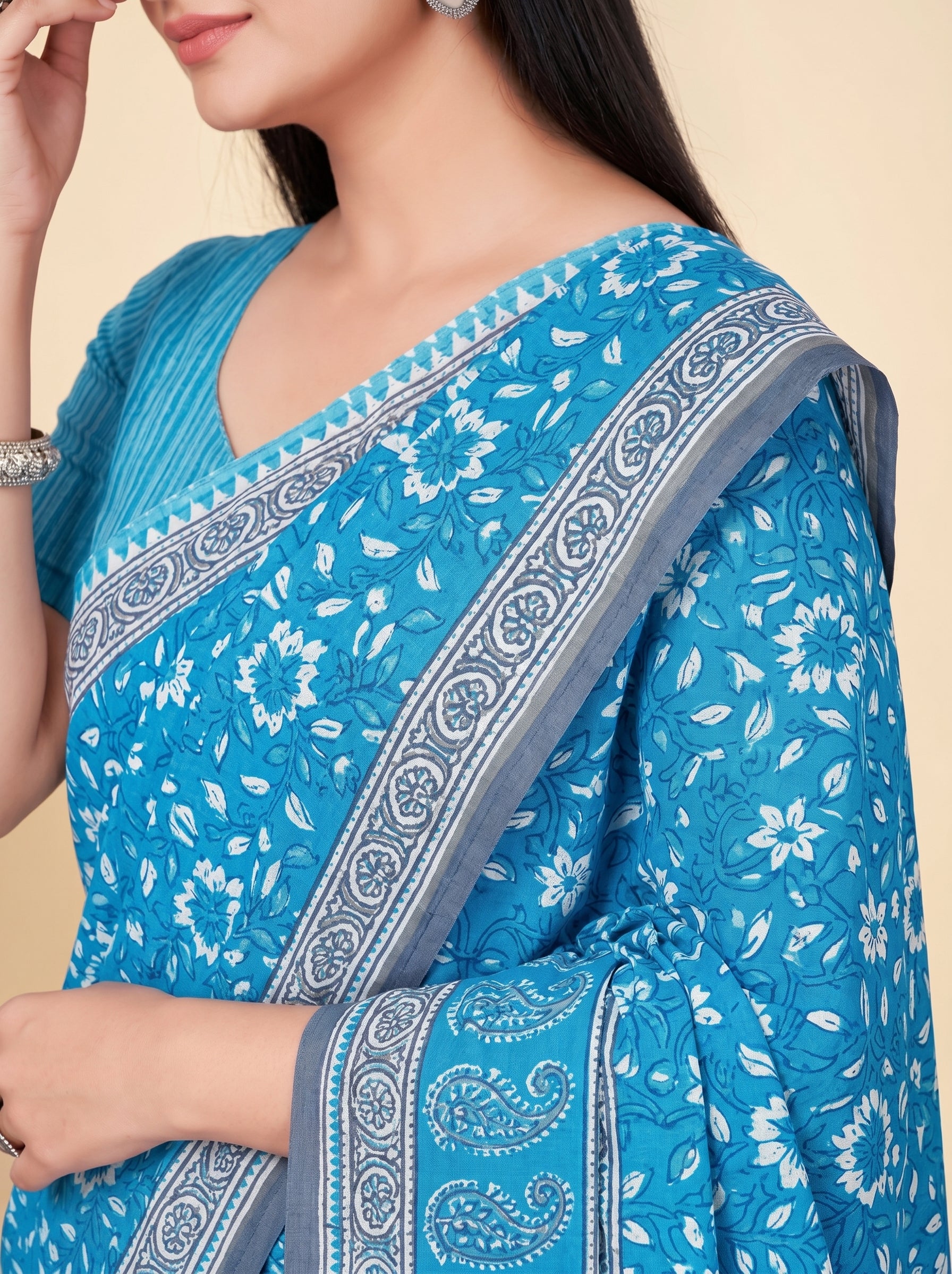 Pallu close-up
