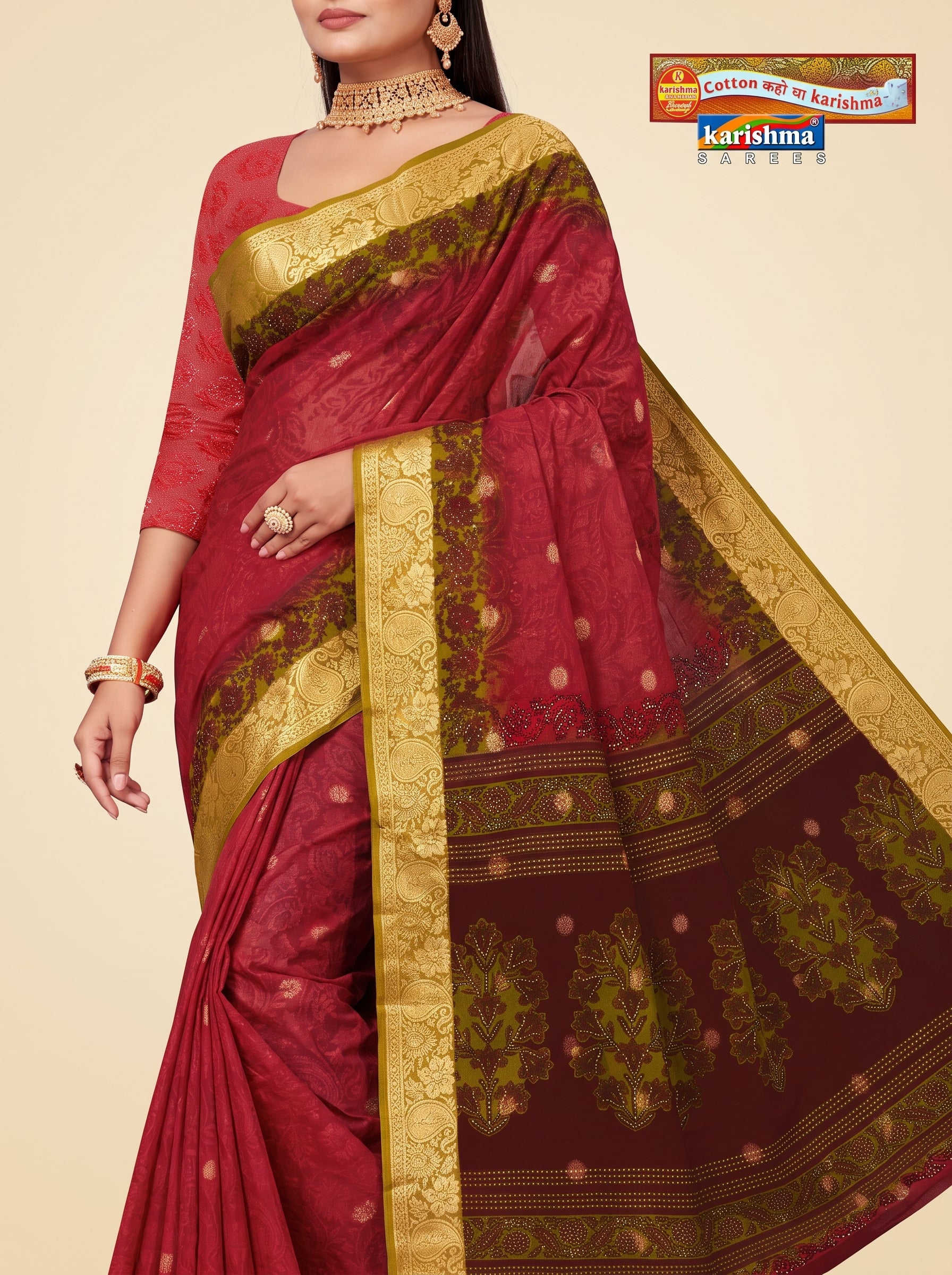 Shared pallu close-up [sku:KN-66900]