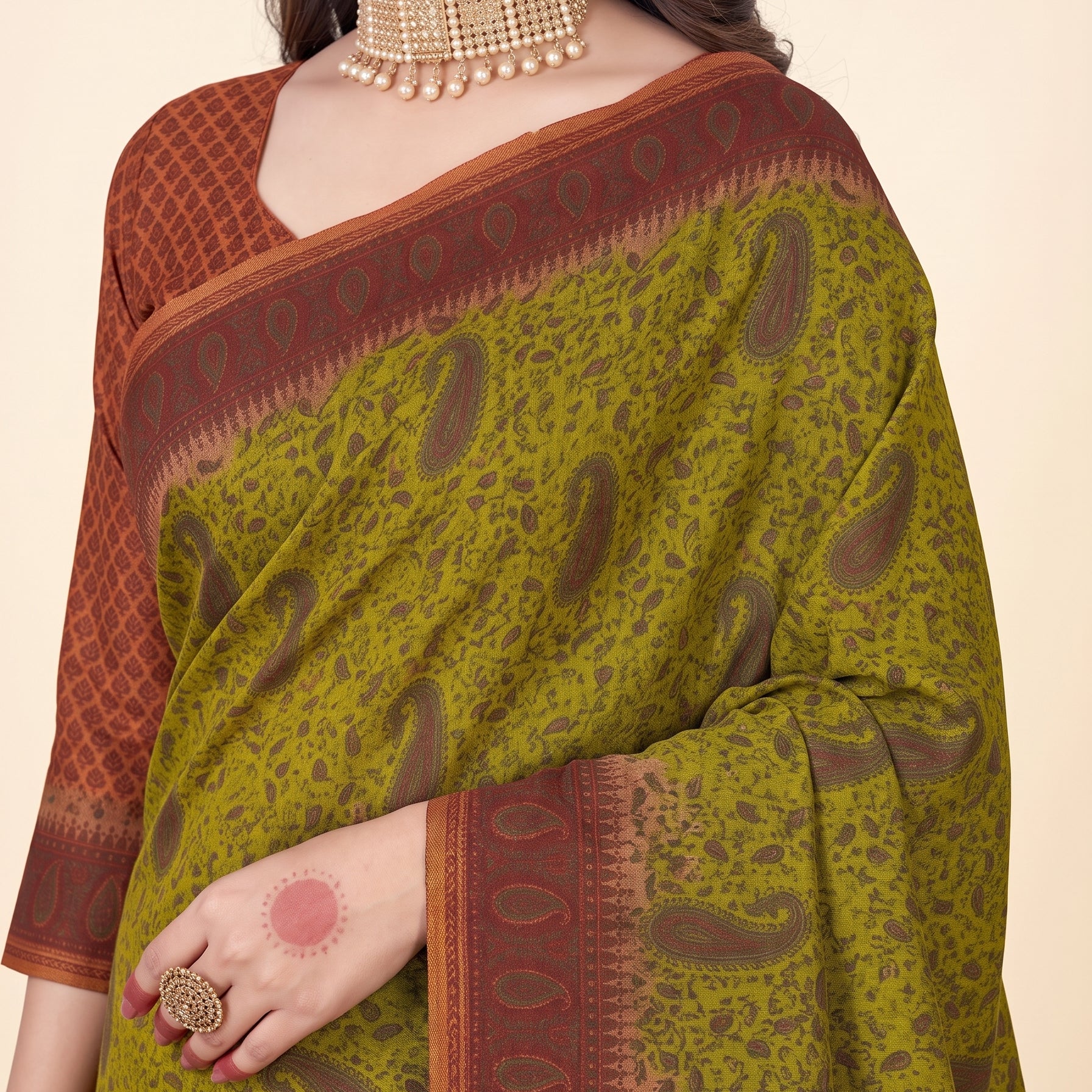 Pallu close-up [sku:KN-15586]