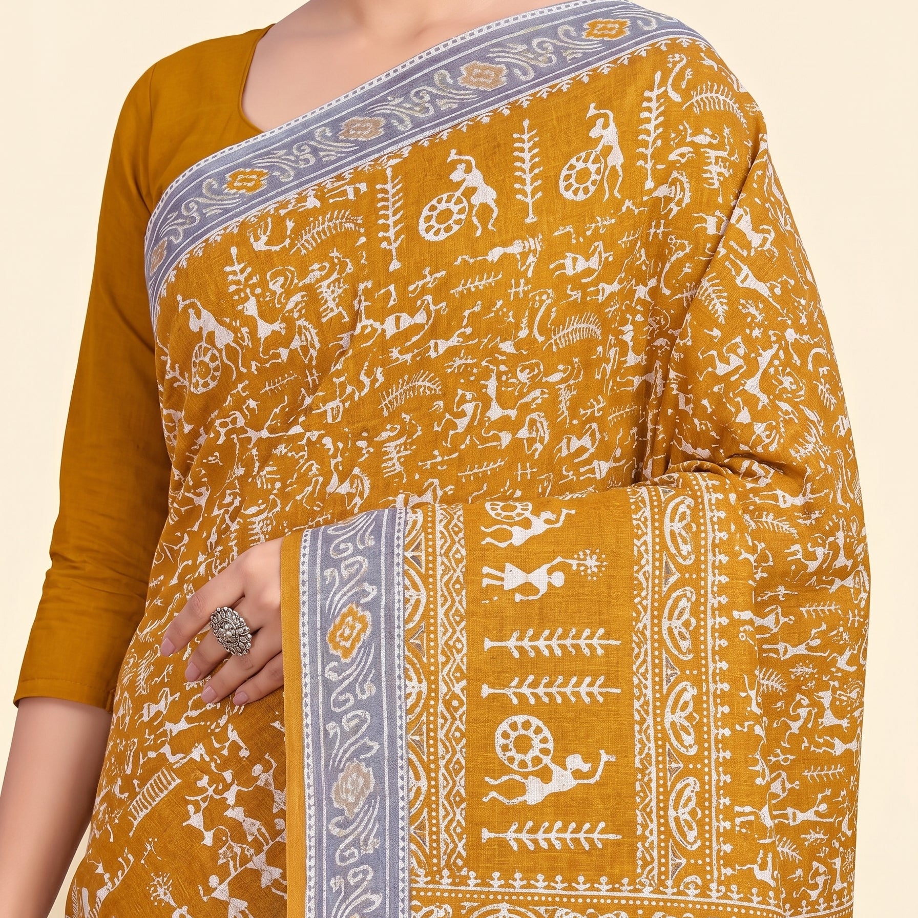 Pallu close-up