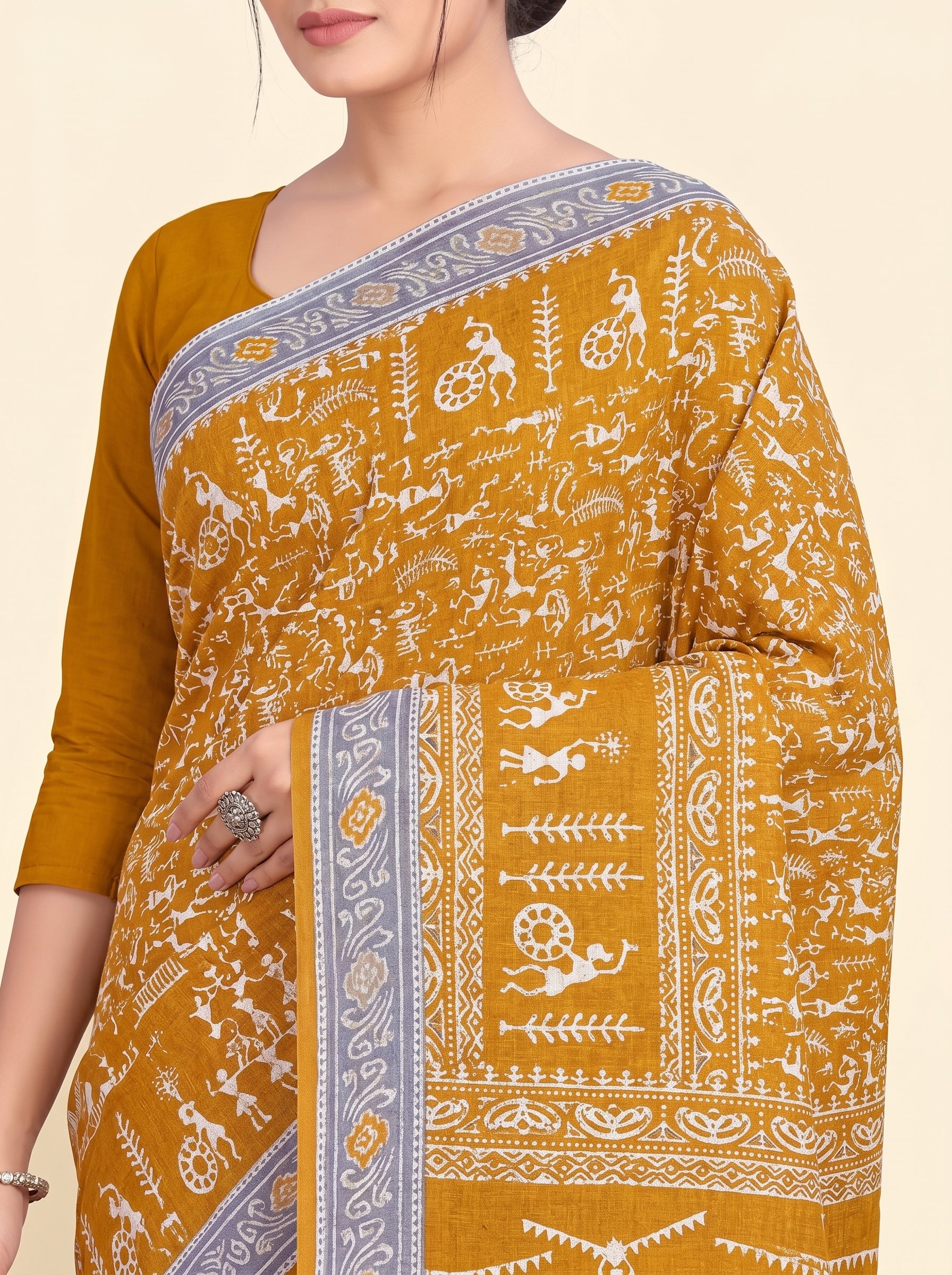 Pallu close-up