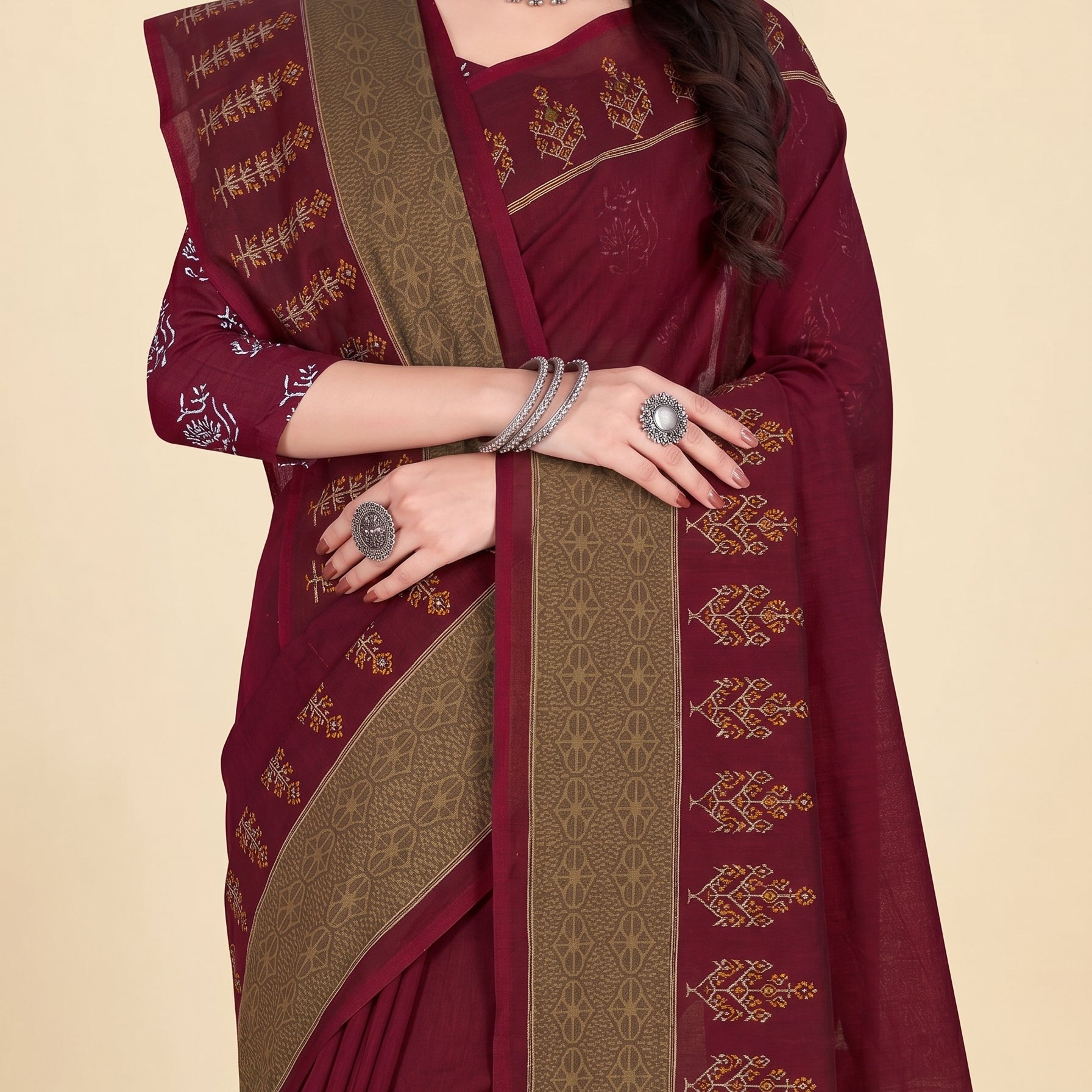 Pallu close-up