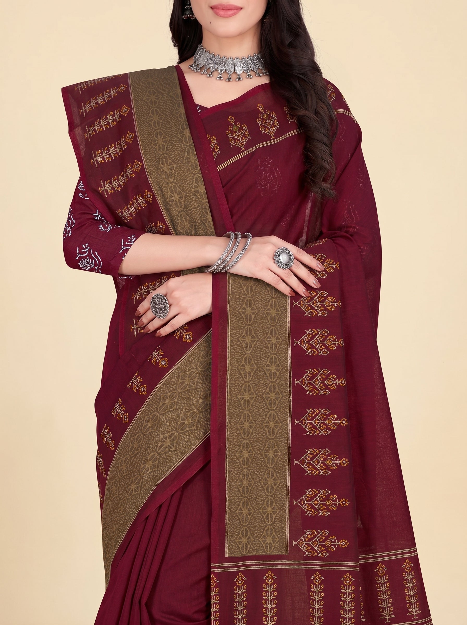 Pallu close-up