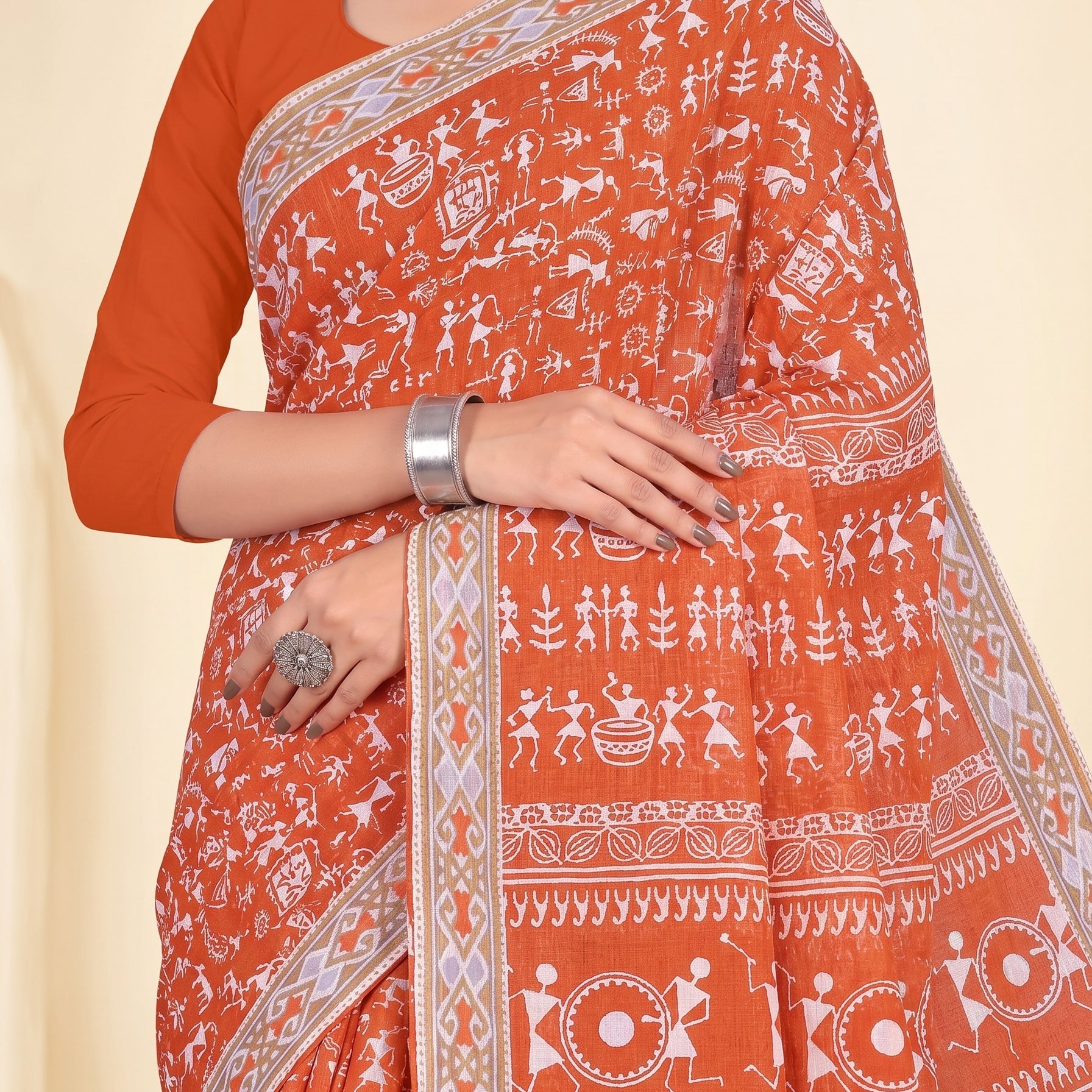 Pallu close-up