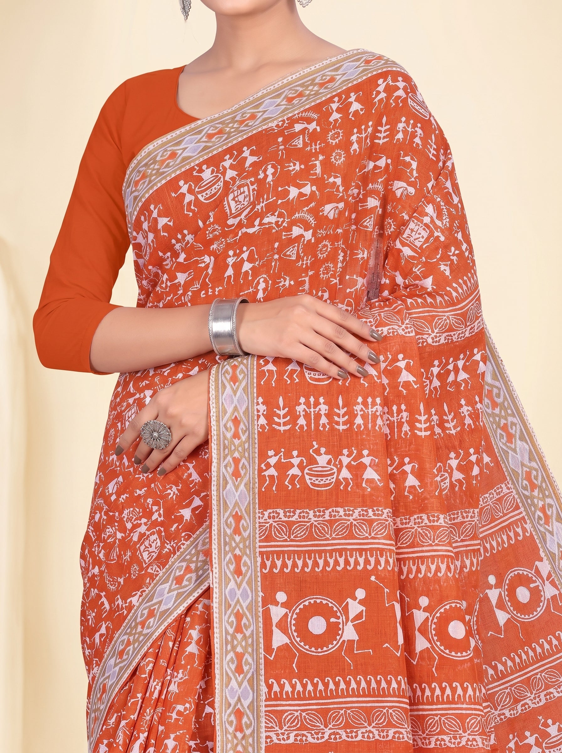 Pallu close-up