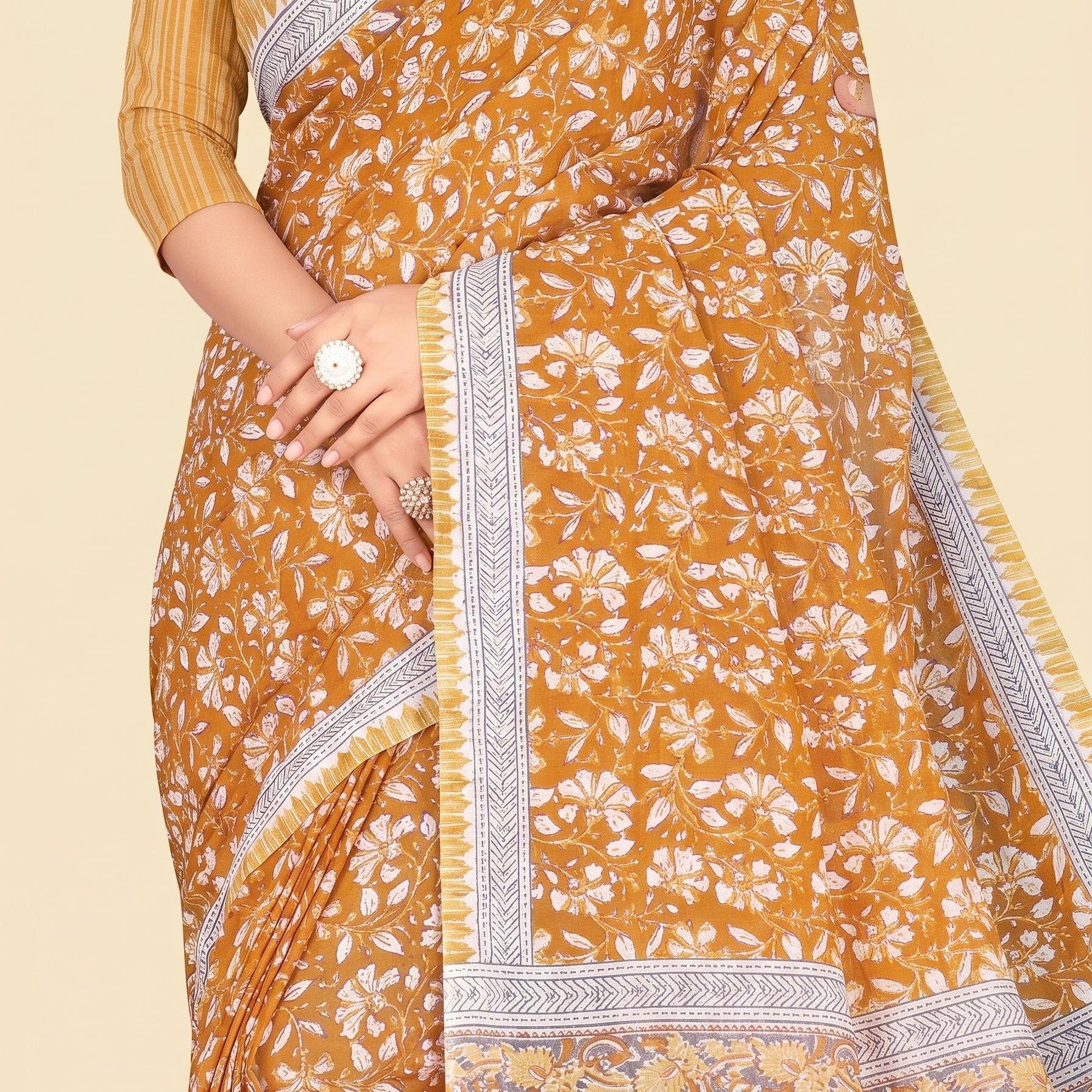 Pallu close-up