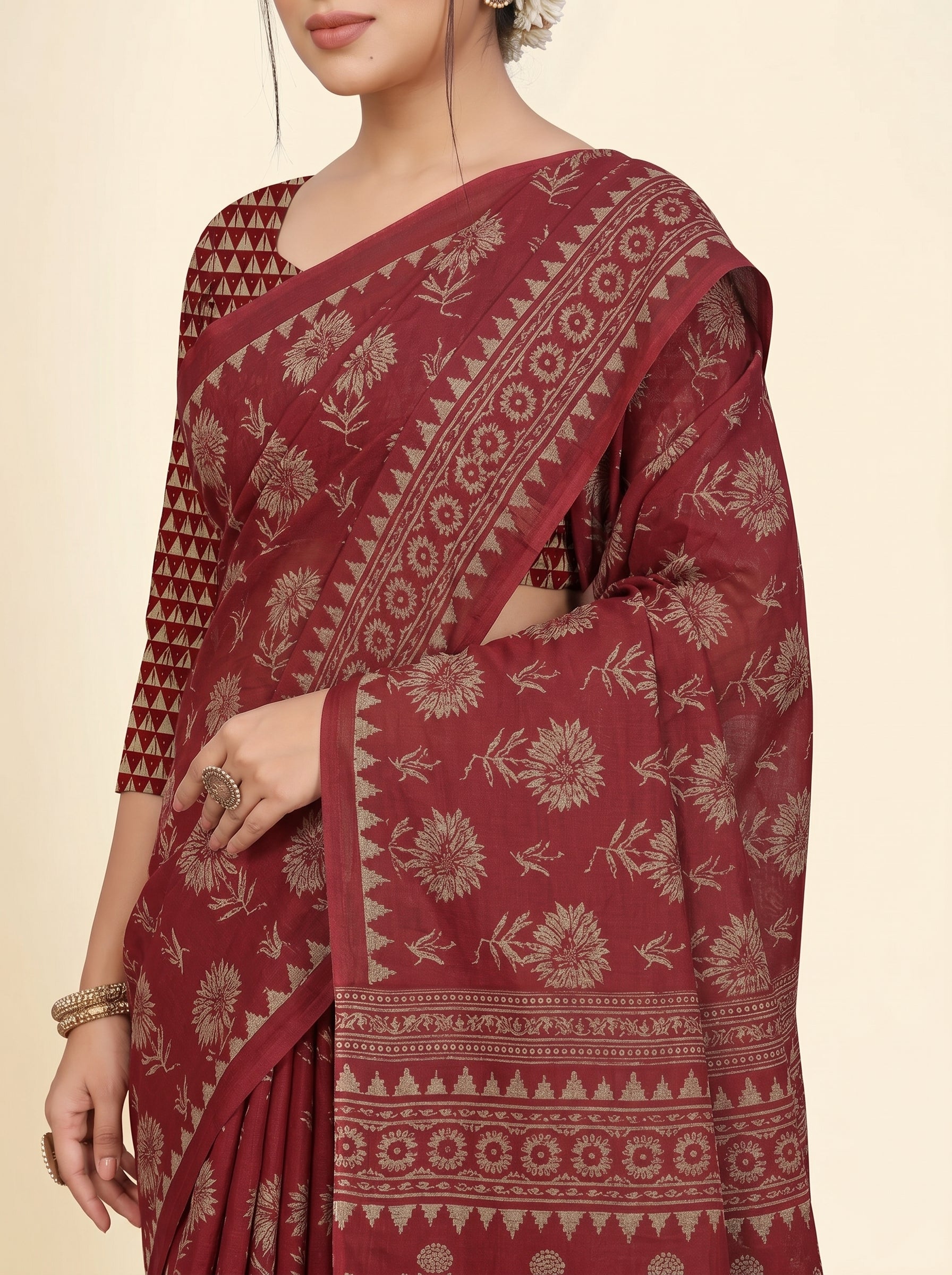 Pallu close-up