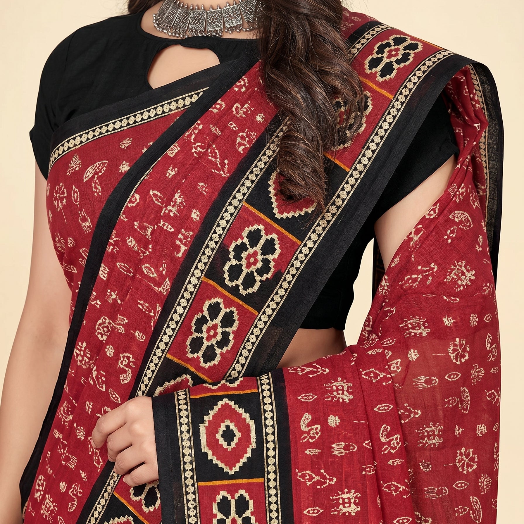 Pallu close-up