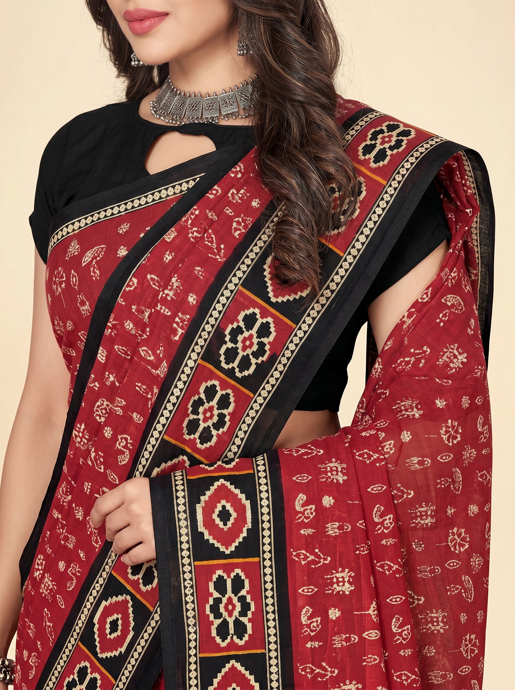 Pallu close-up