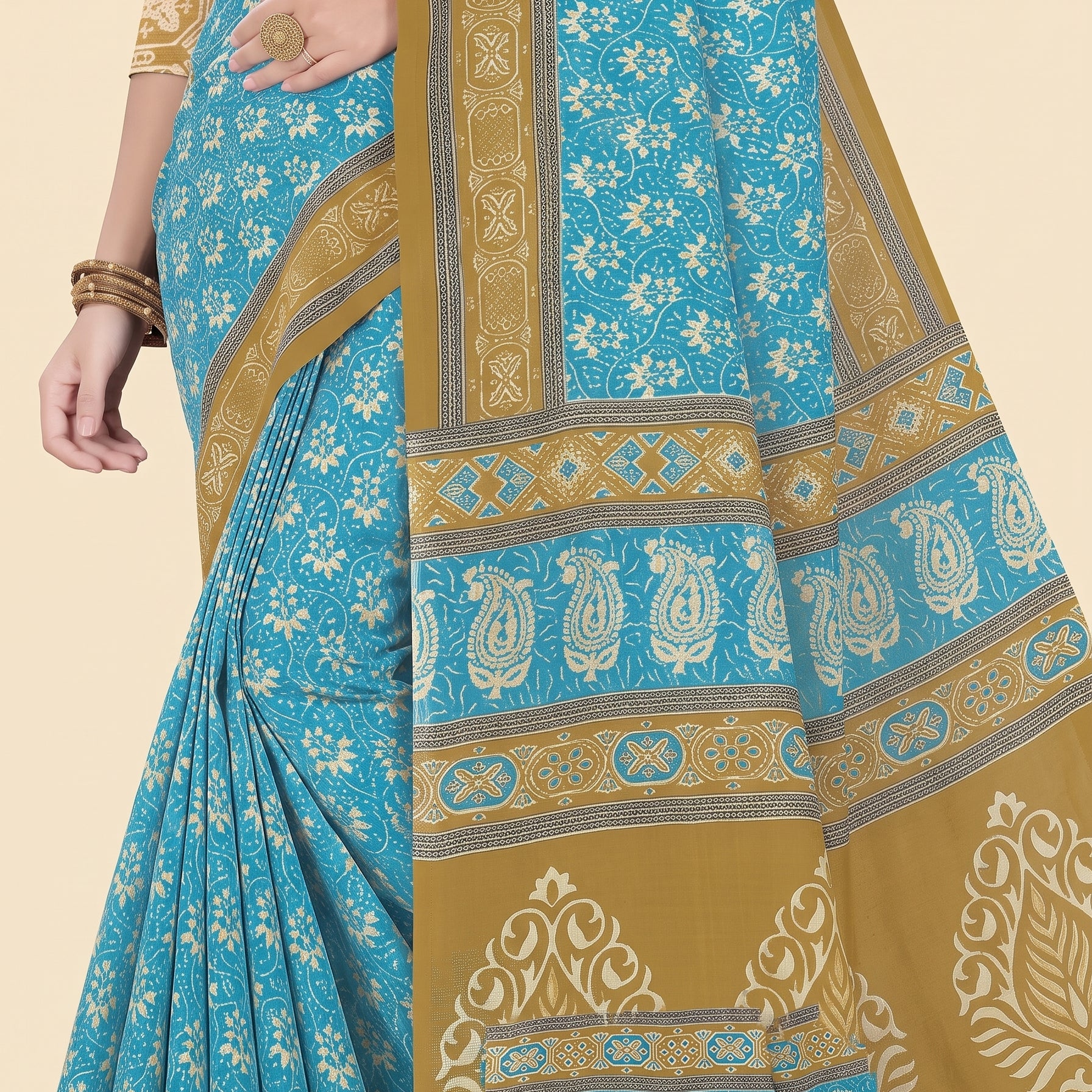 Shared pallu close-up [sku:BV-24848]