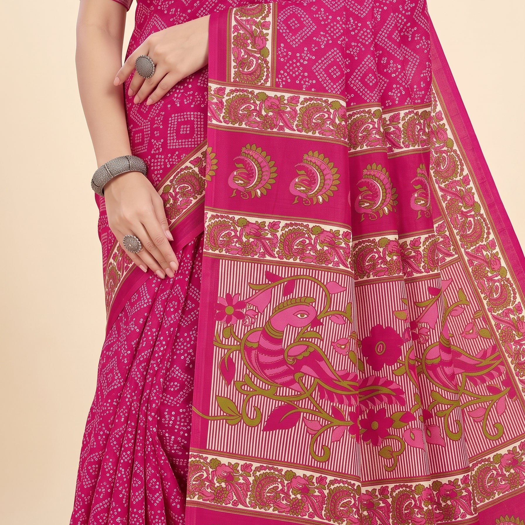 Shared pallu close-up [sku:BV-25001]