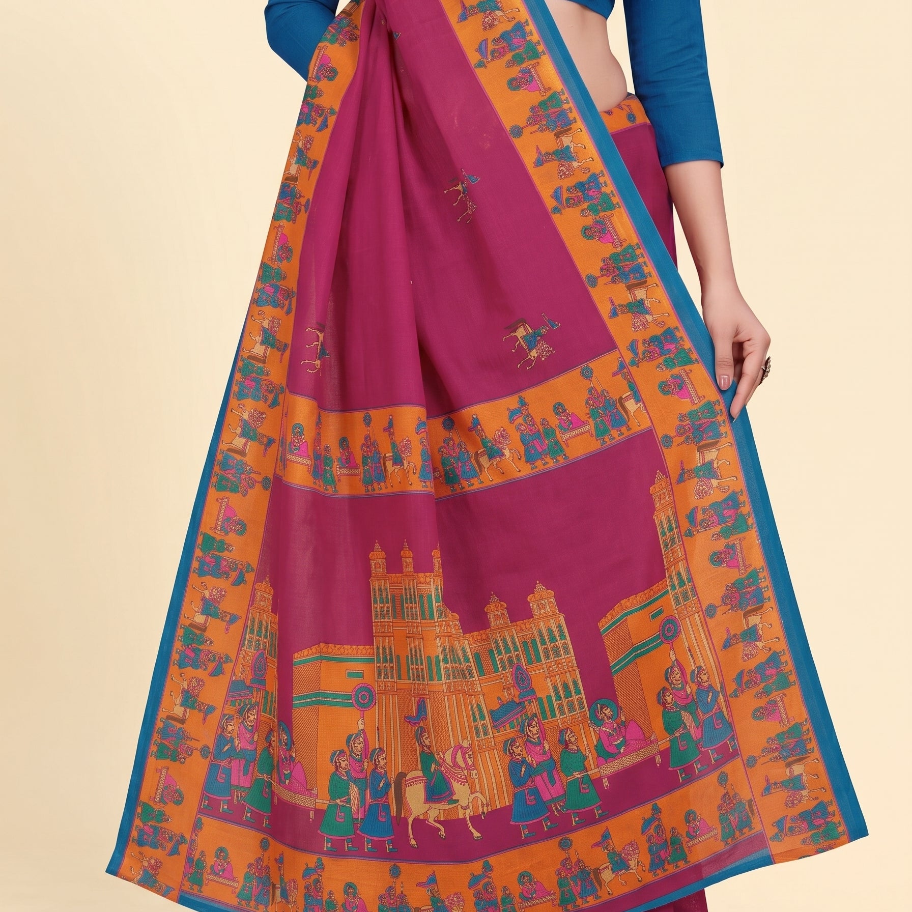 Pallu close-up