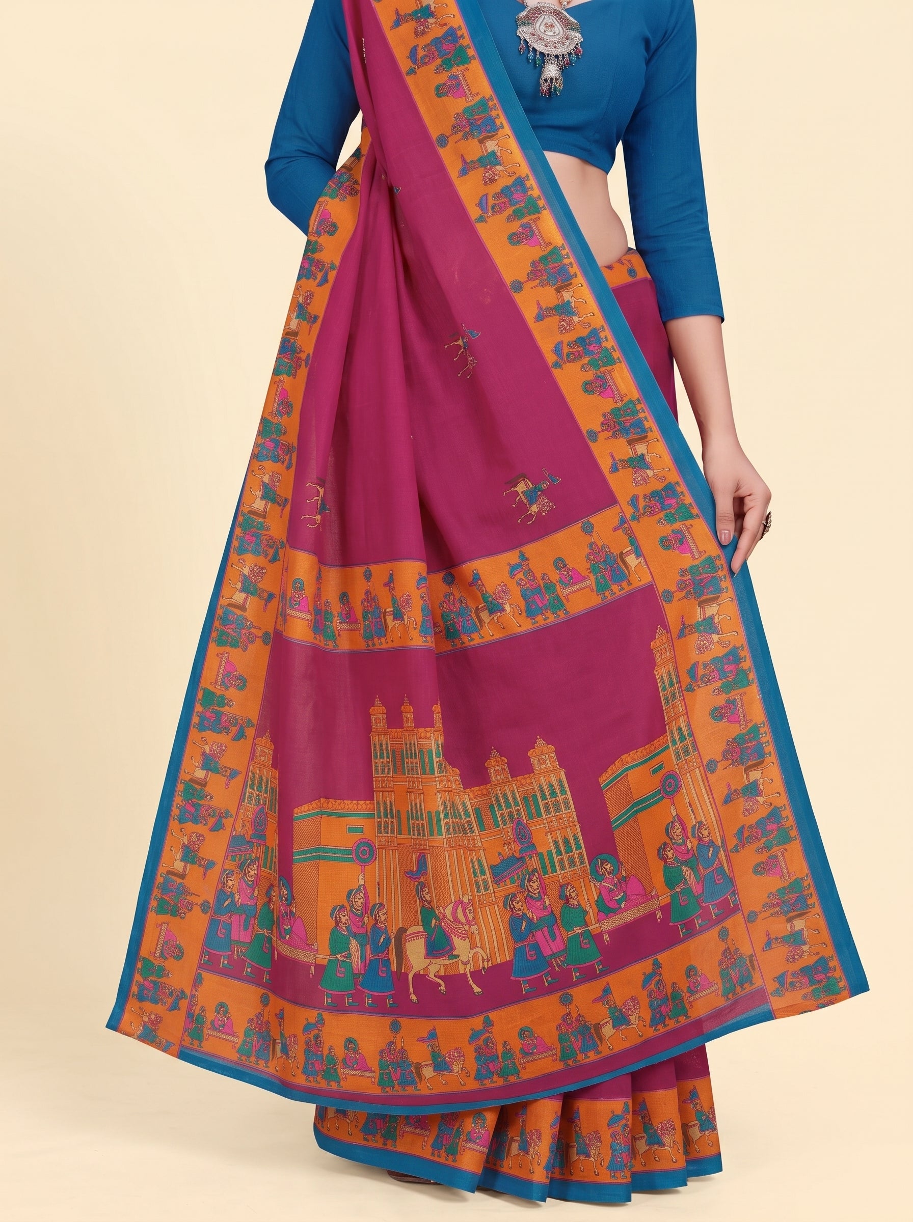 Pallu close-up