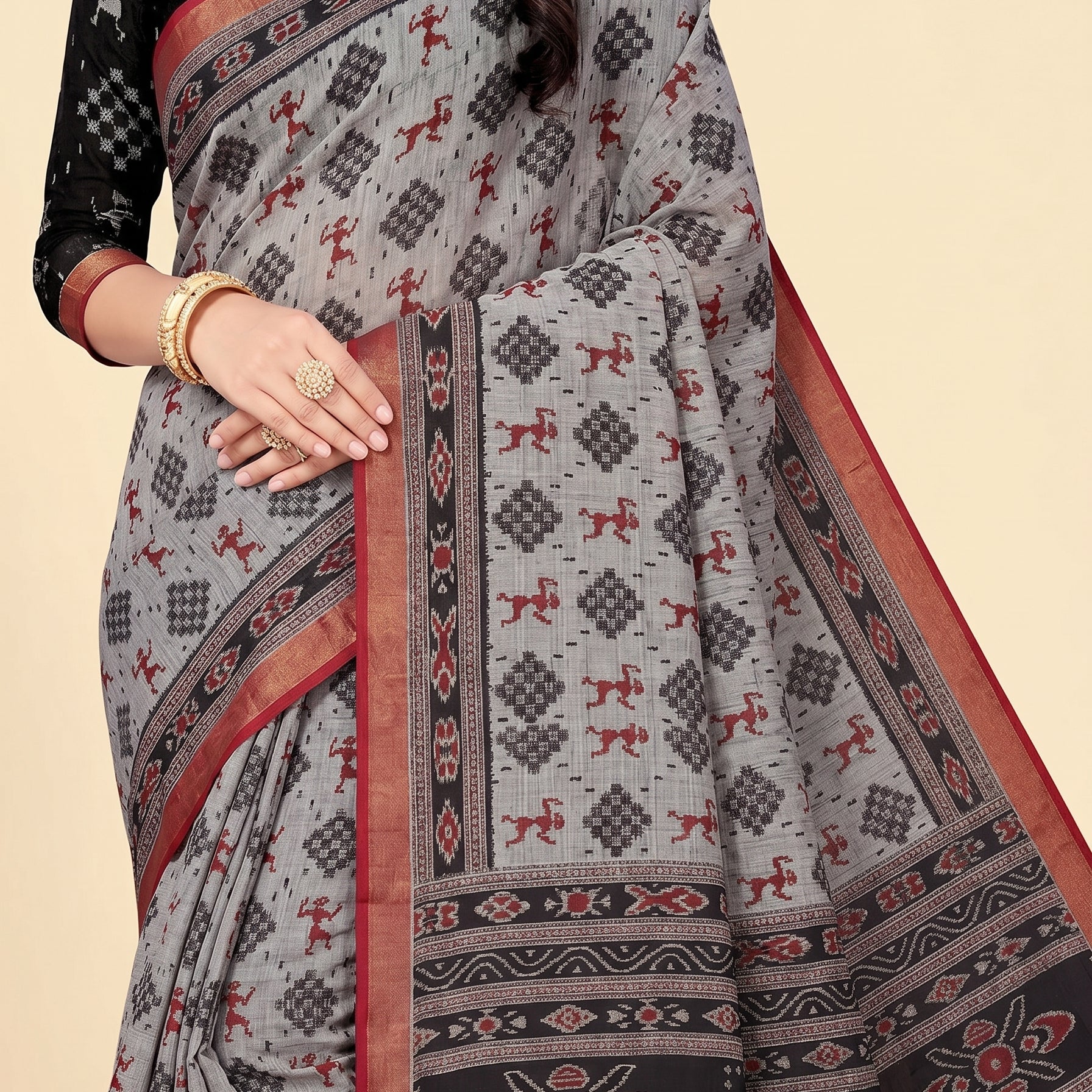 Pallu close-up