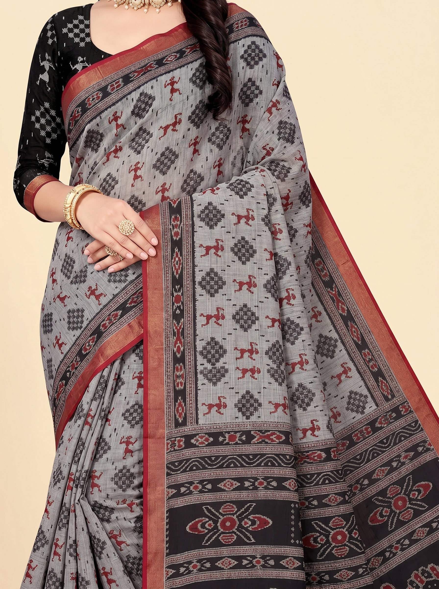 Pallu close-up