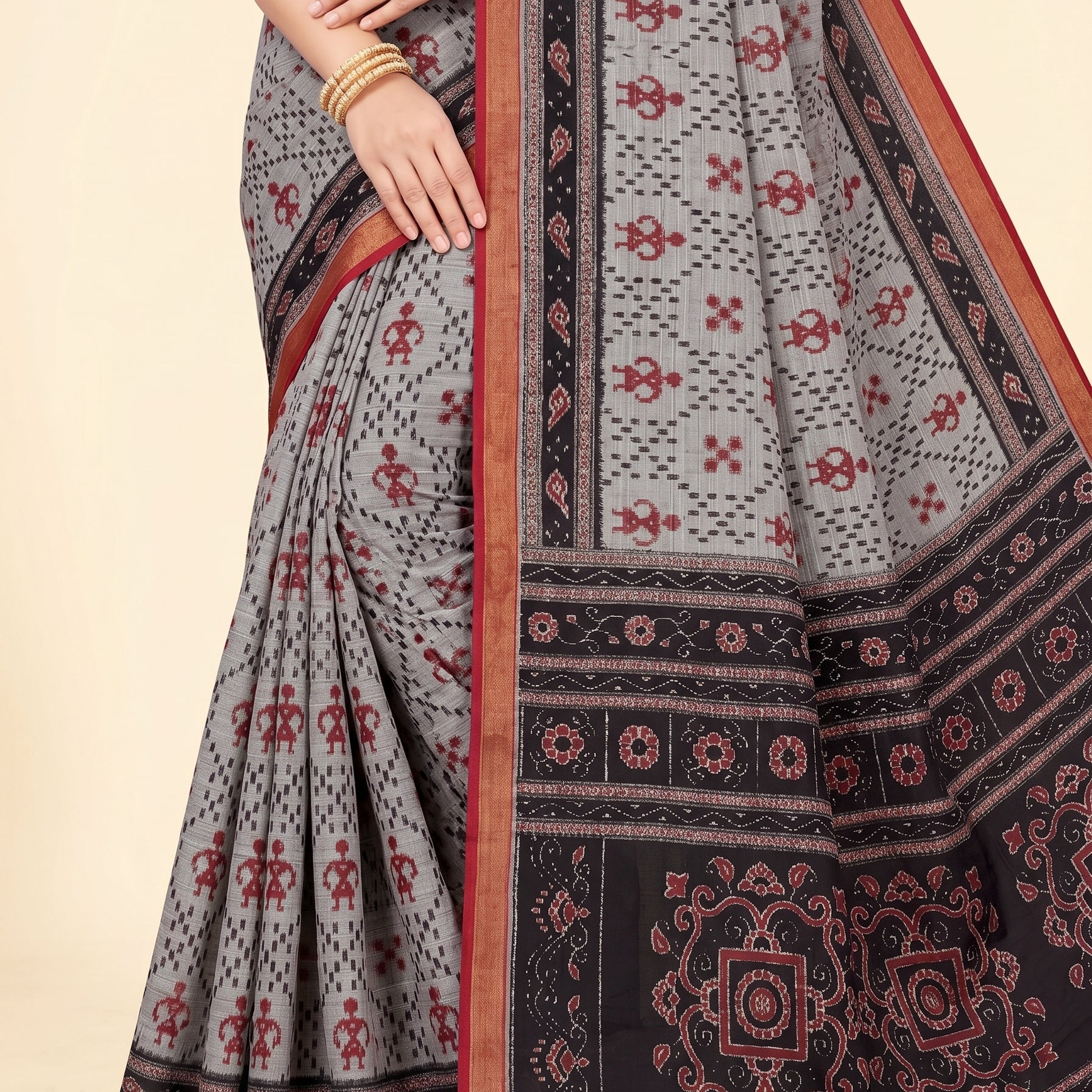 Pallu close-up