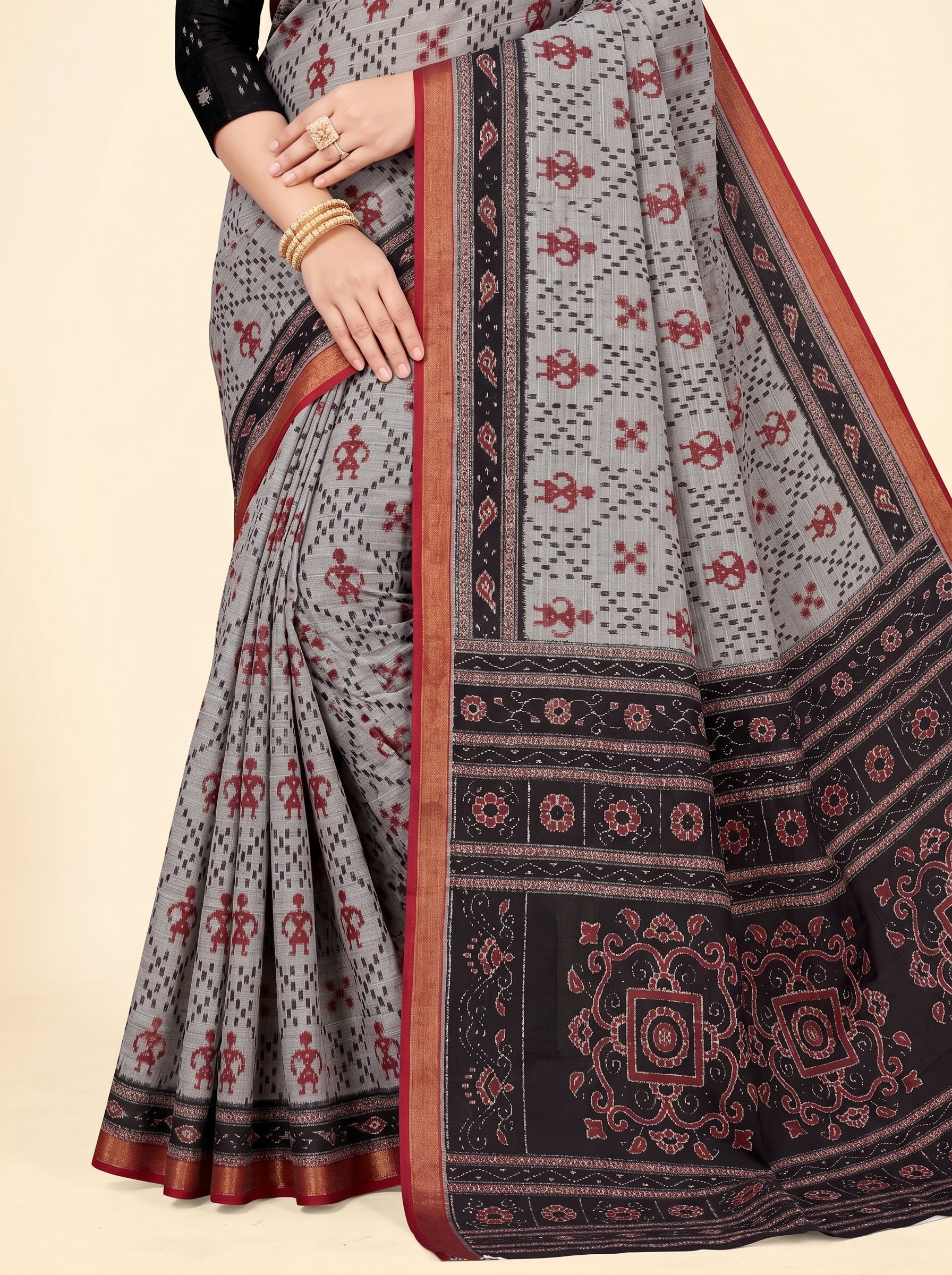 Pallu close-up