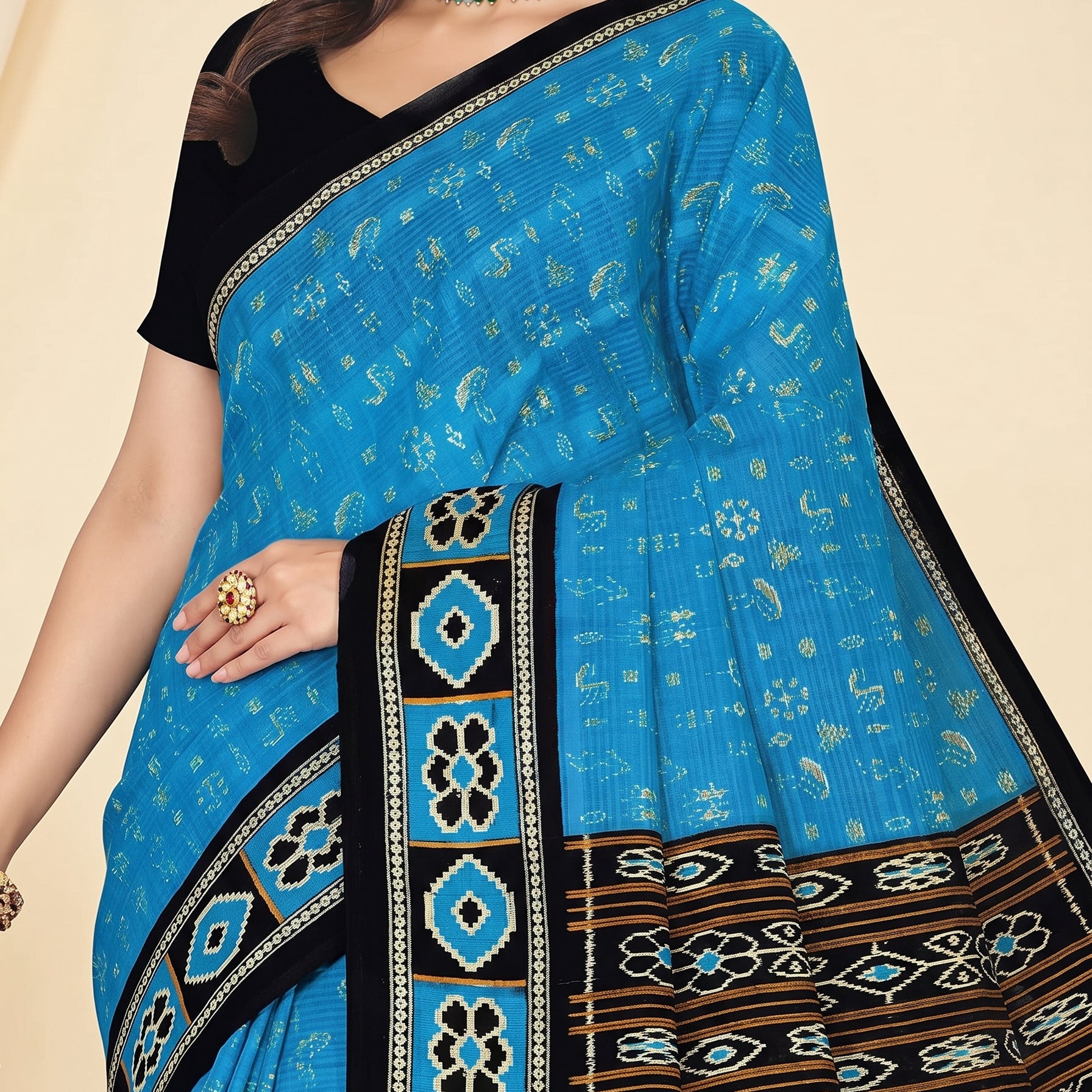 Pallu close-up