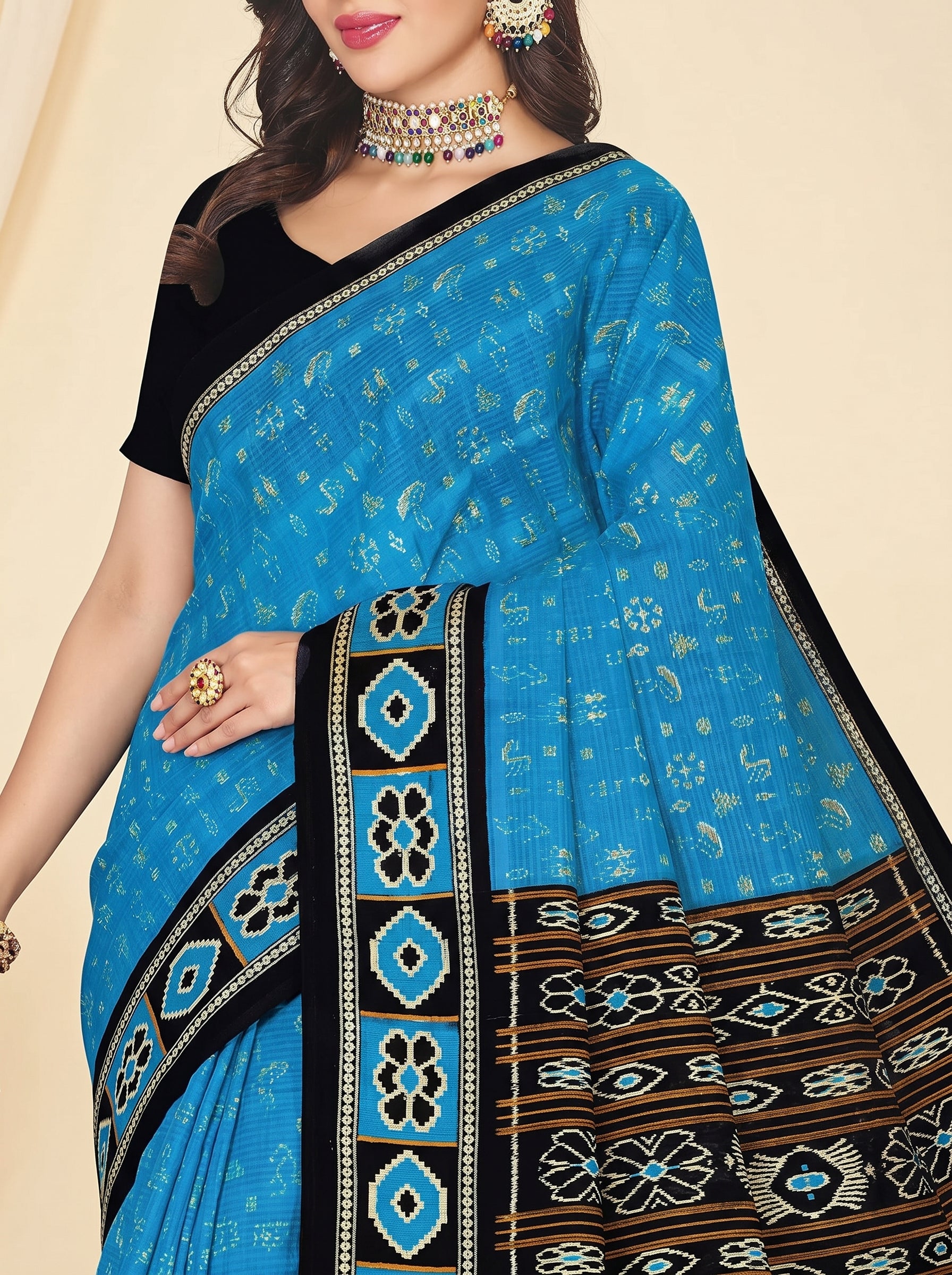 Pallu close-up