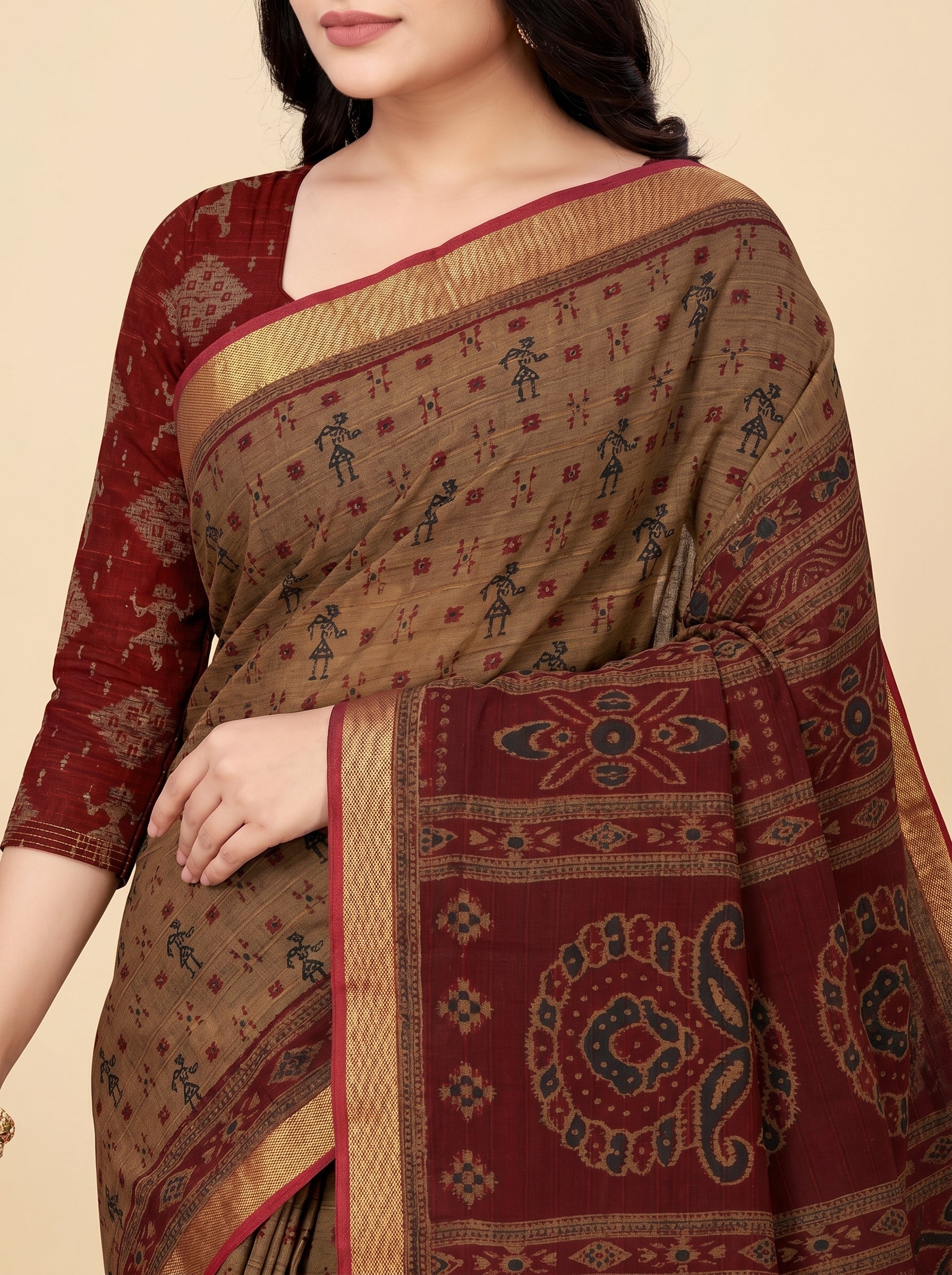 Pallu close-up