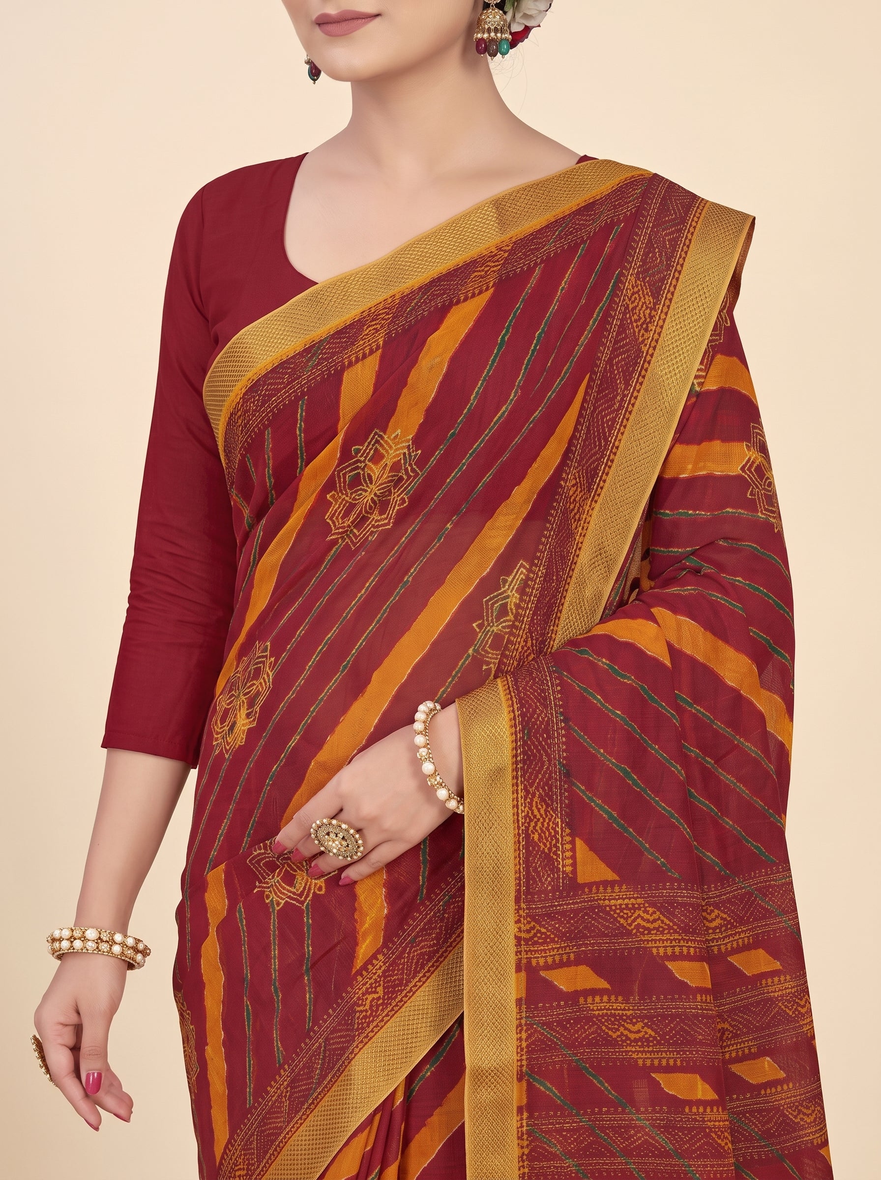 Shared pallu close-up [sku:BV-24967]