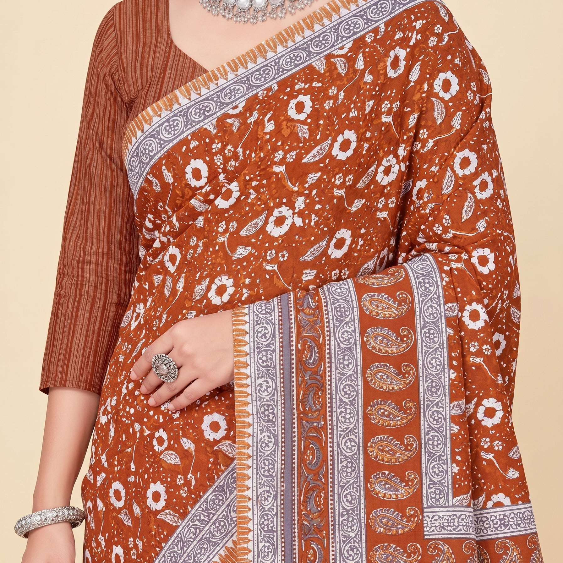 Pallu close-up