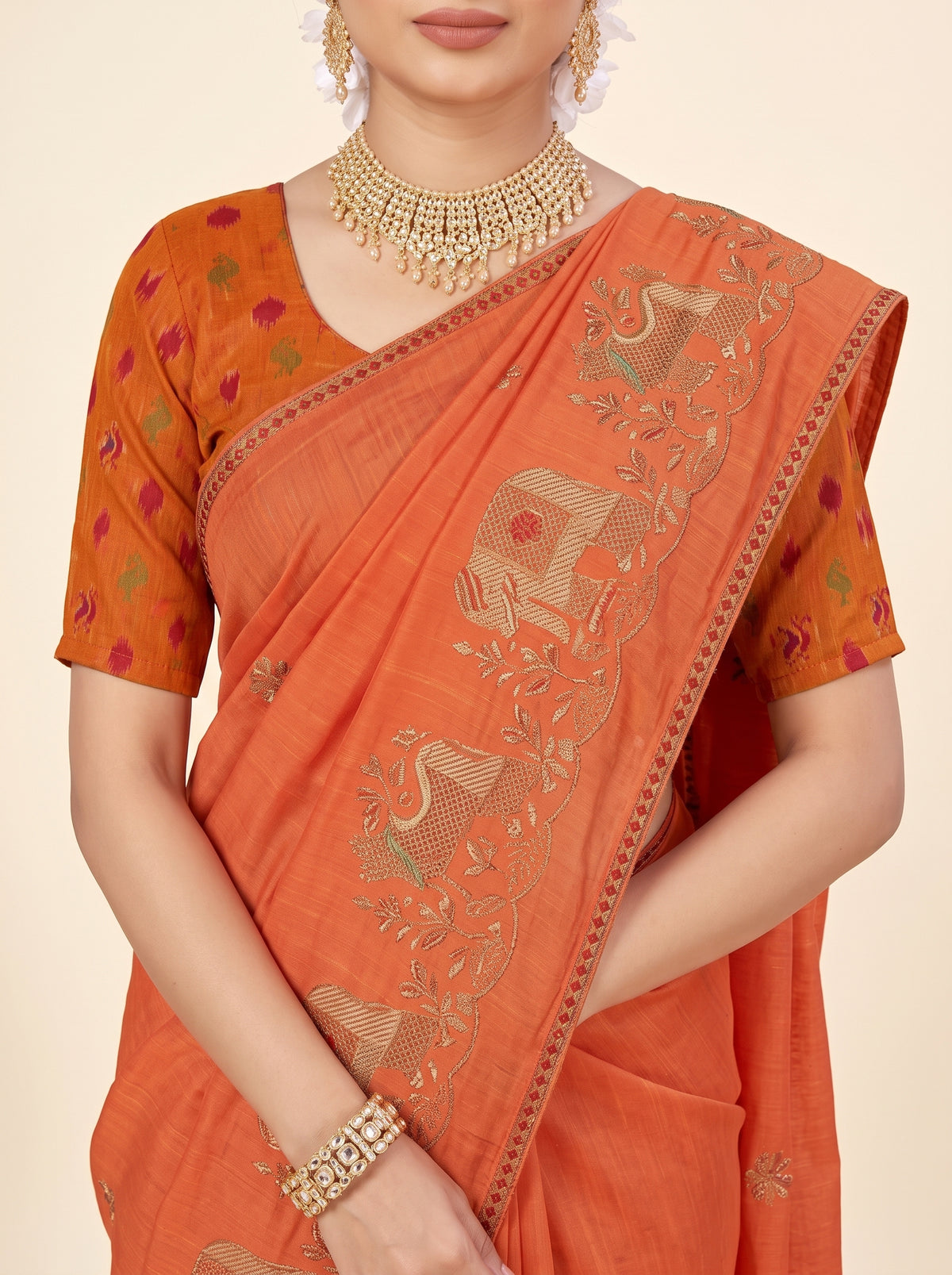 Shared pallu close-up [sku:D.NO.62567]