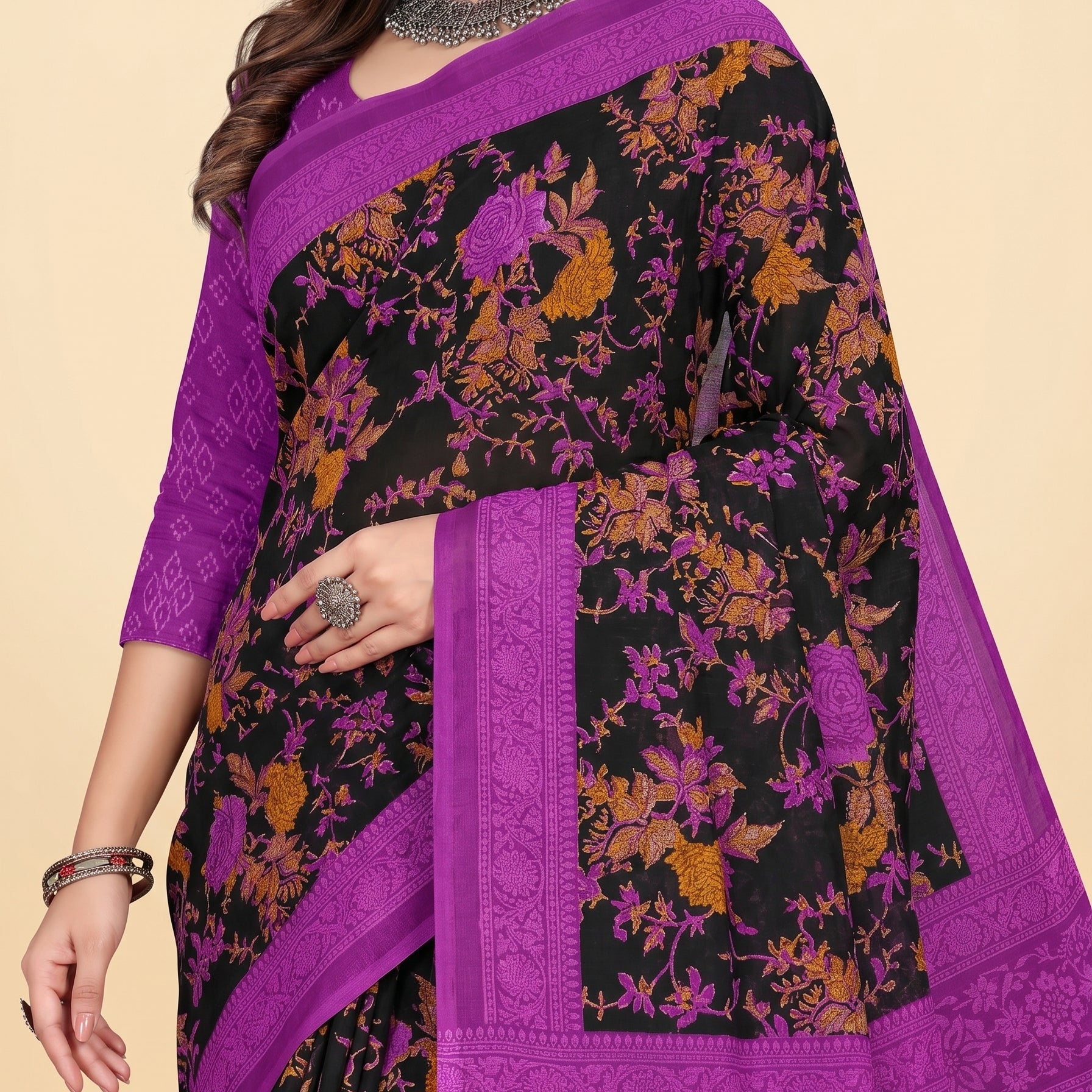 Pallu close-up