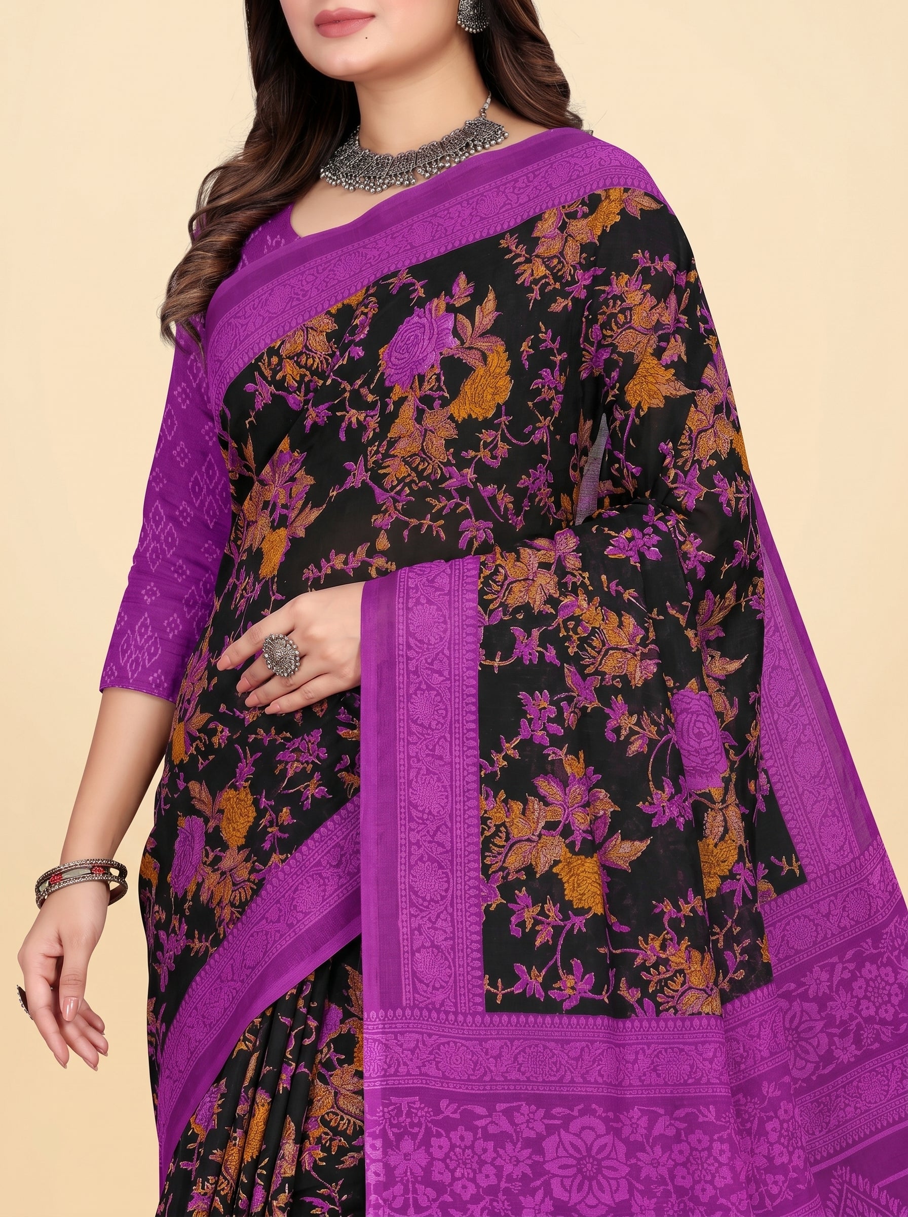 Pallu close-up