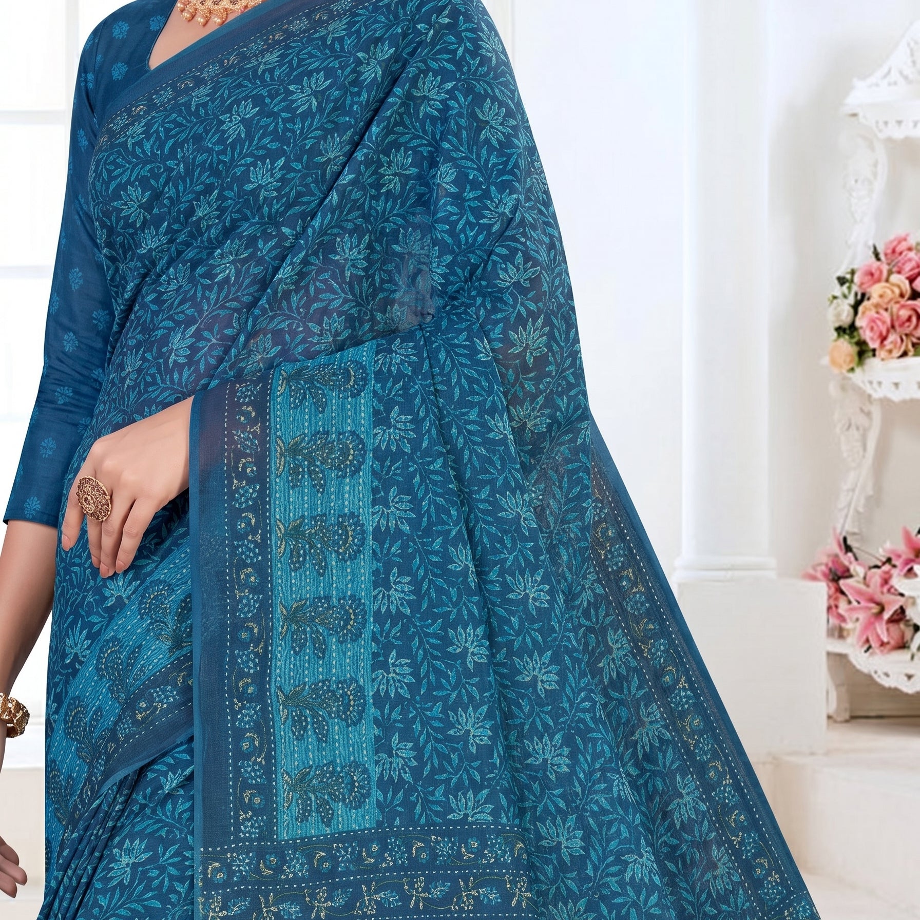 Pallu close-up