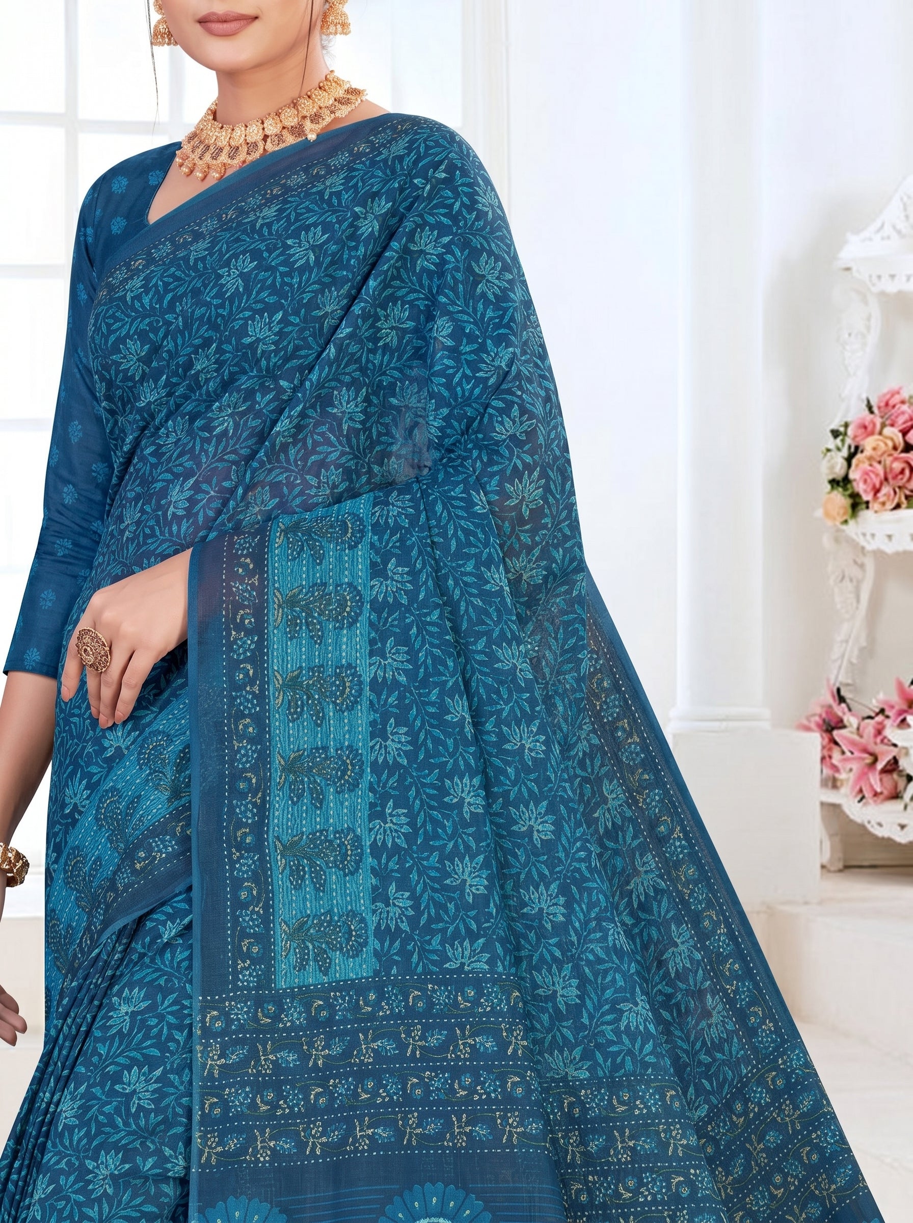 Pallu close-up