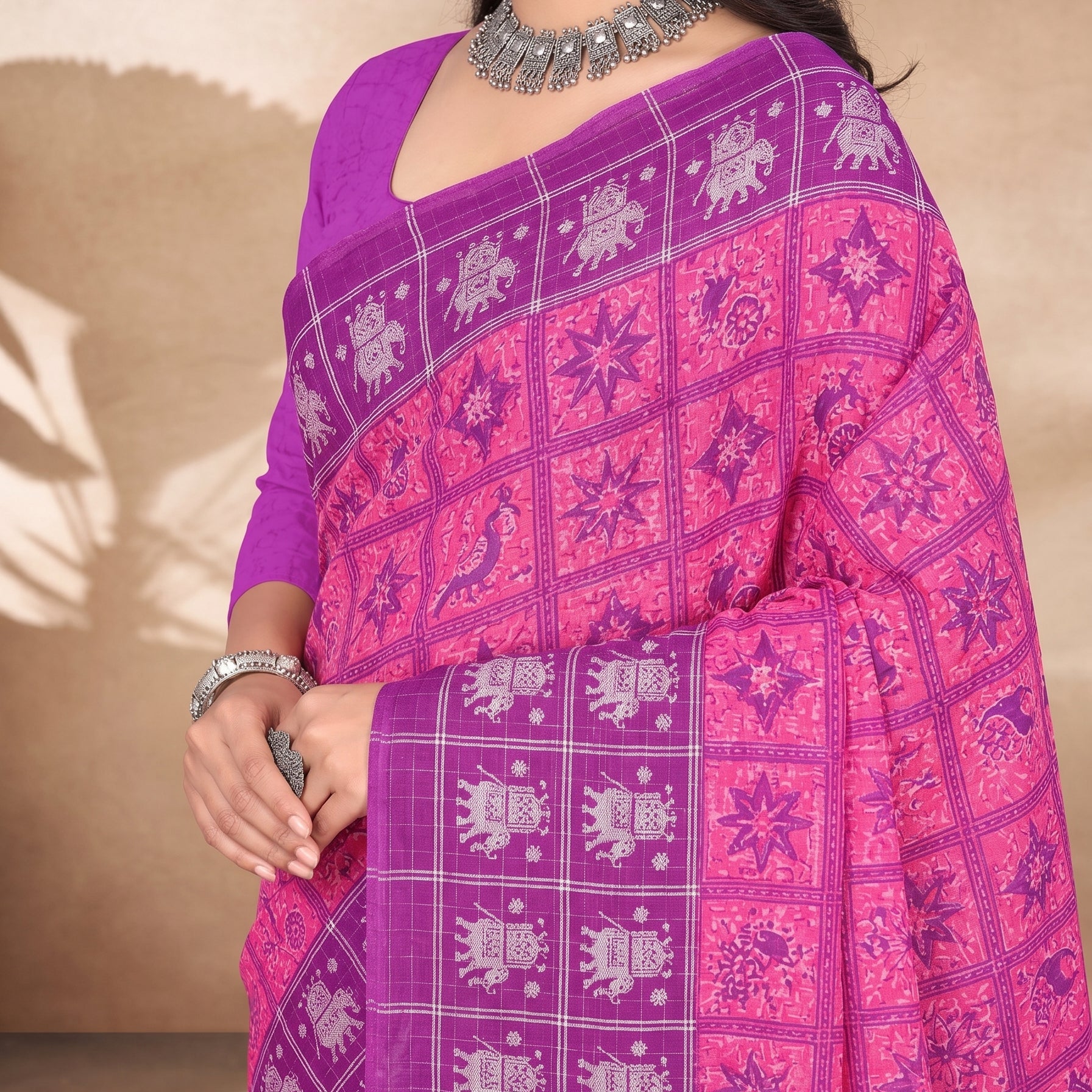 Pallu close-up