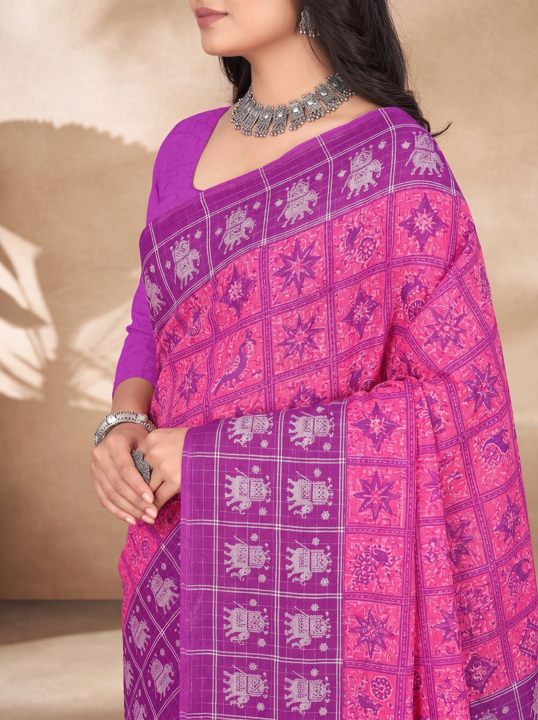 Pallu close-up
