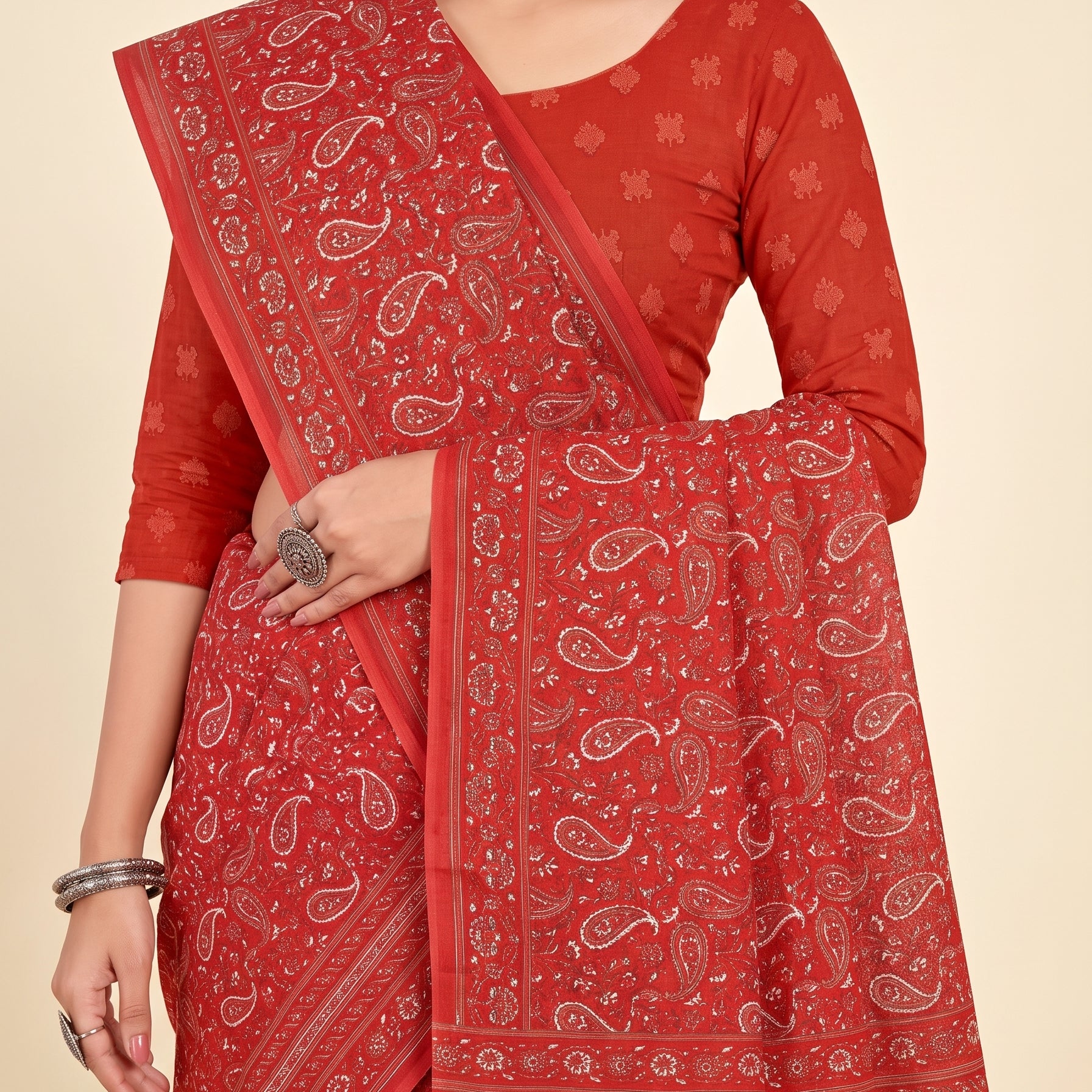 Shared pallu close-up [sku:KN-66977]