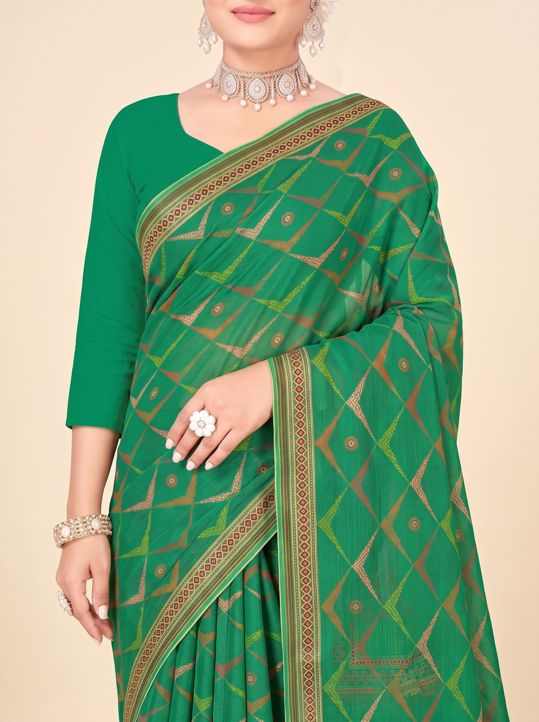 Shared pallu close-up [sku:KN-50823]