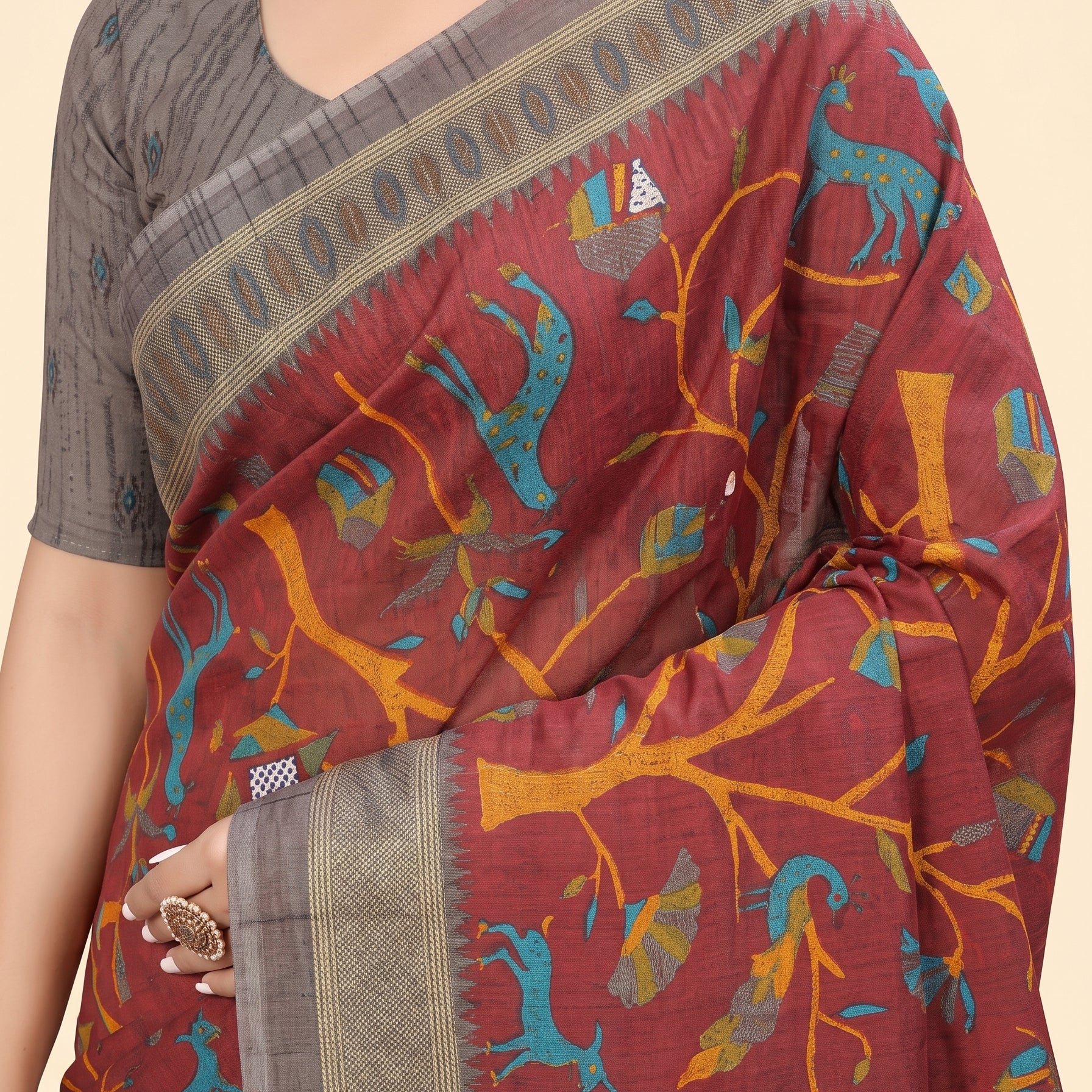 Pallu close-up [sku:KN-46864]