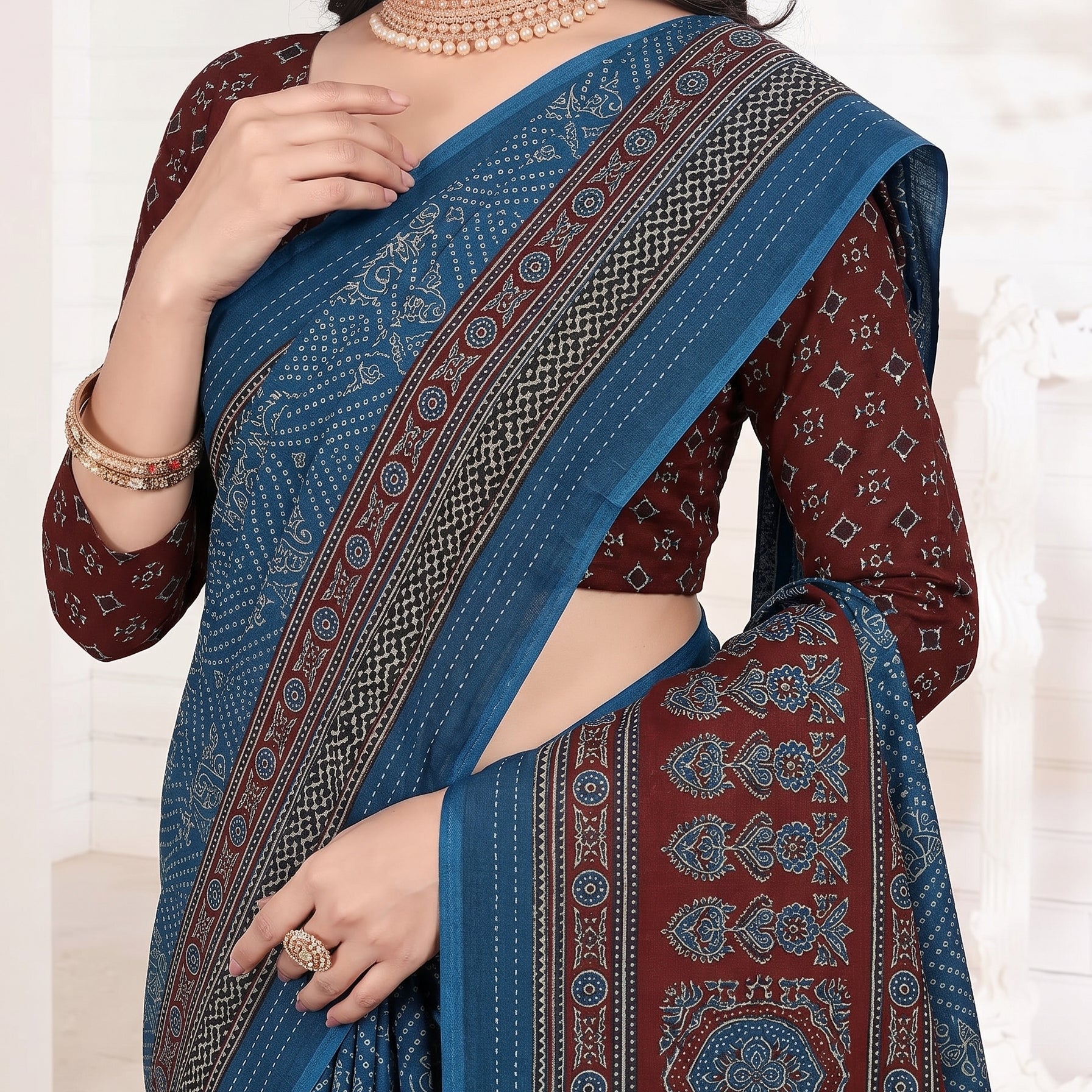 Pallu close-up