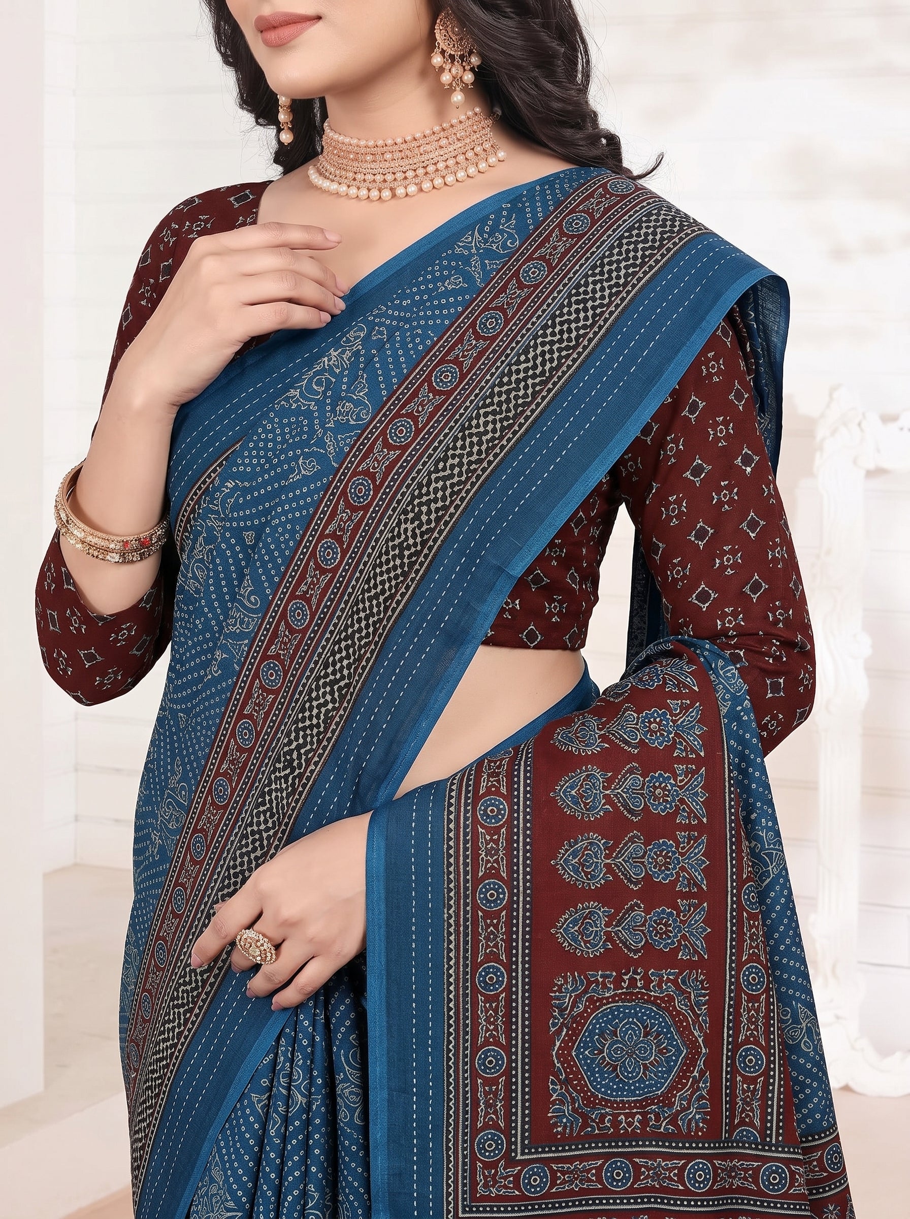 Pallu close-up