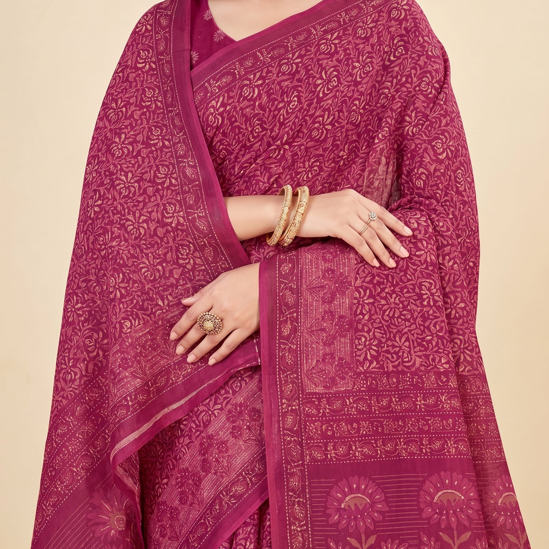 Pallu close-up